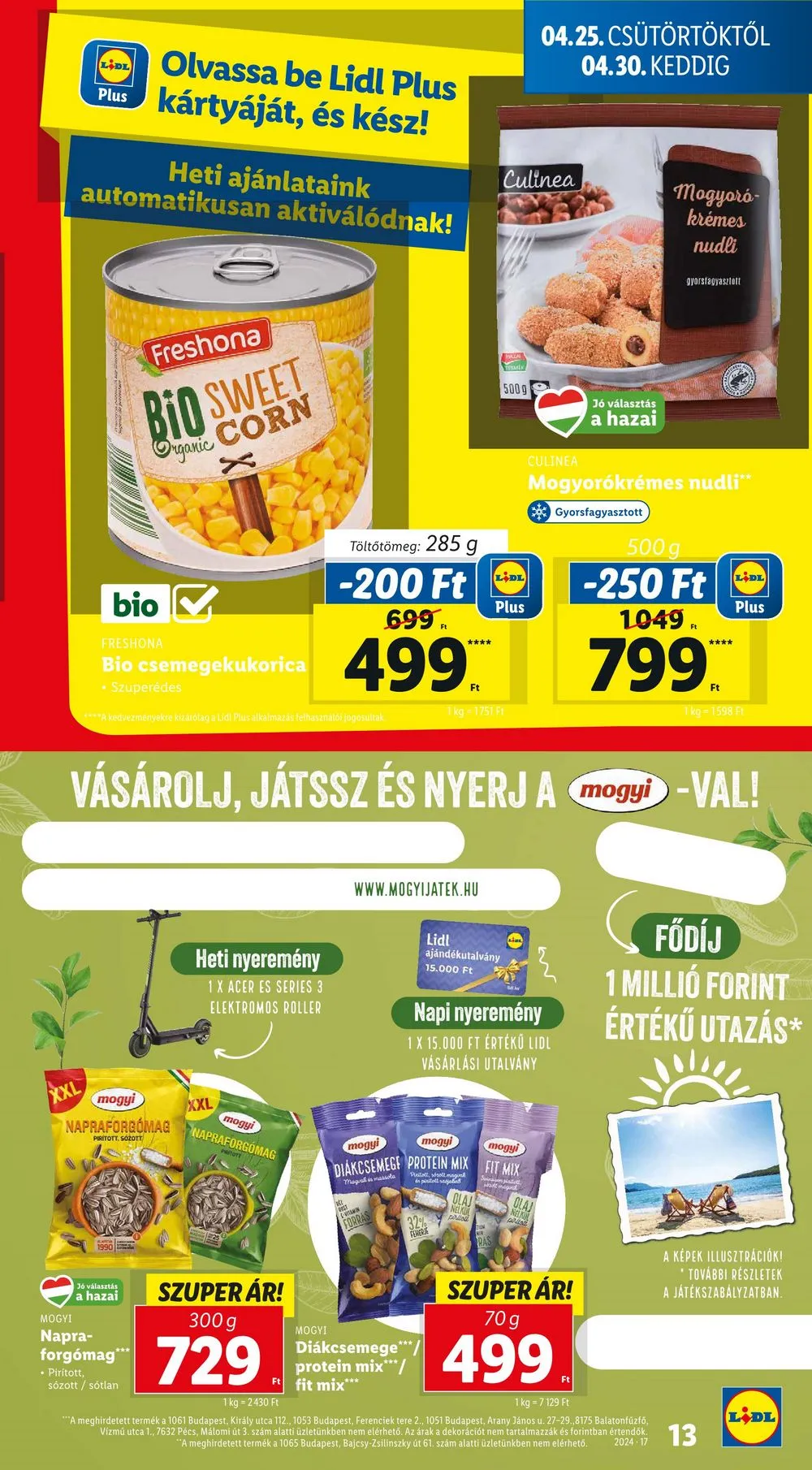 Lidl akciós újság 04.25–04.30 – 13. oldal
