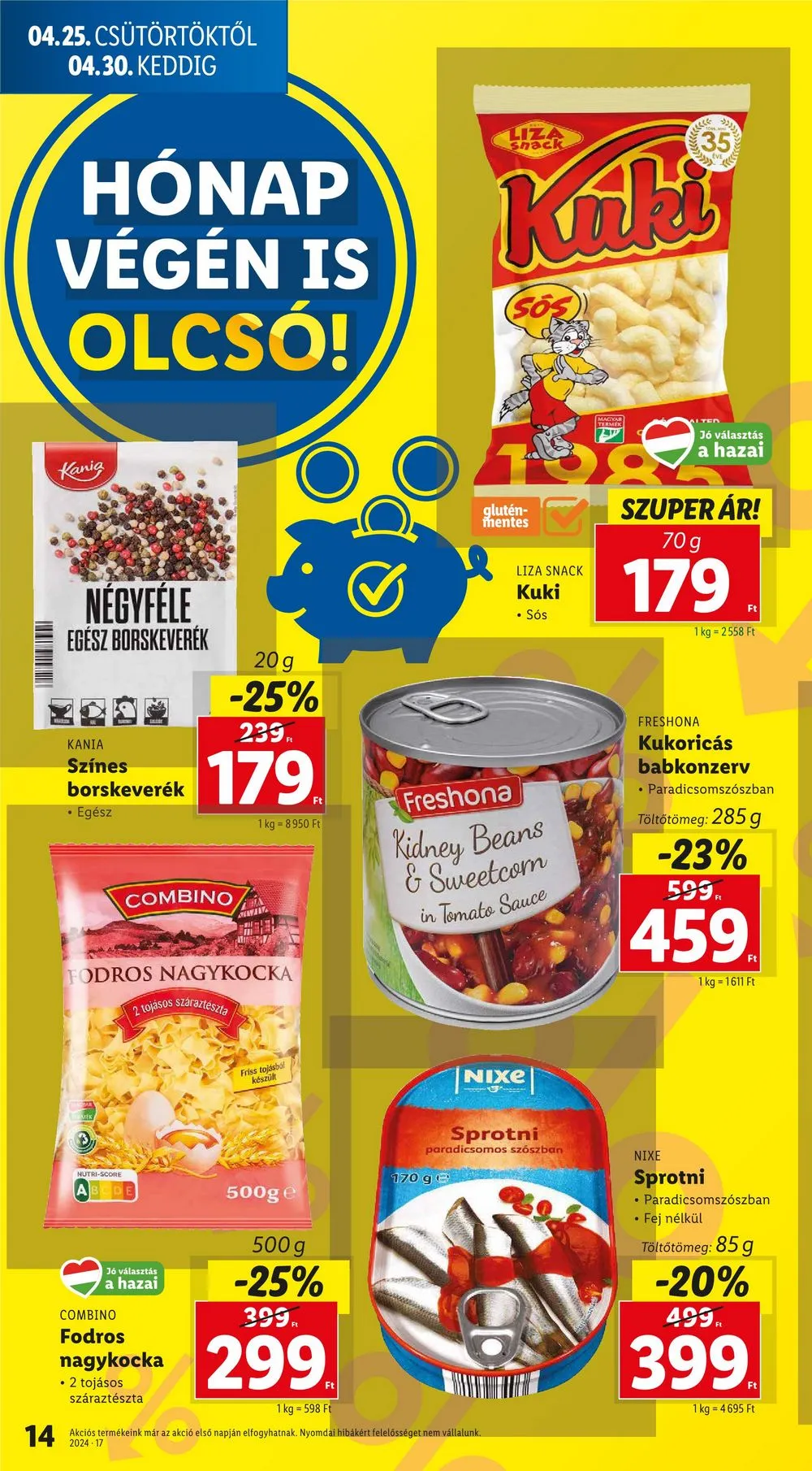 Lidl akciós újság 04.25–04.30 – 14. oldal