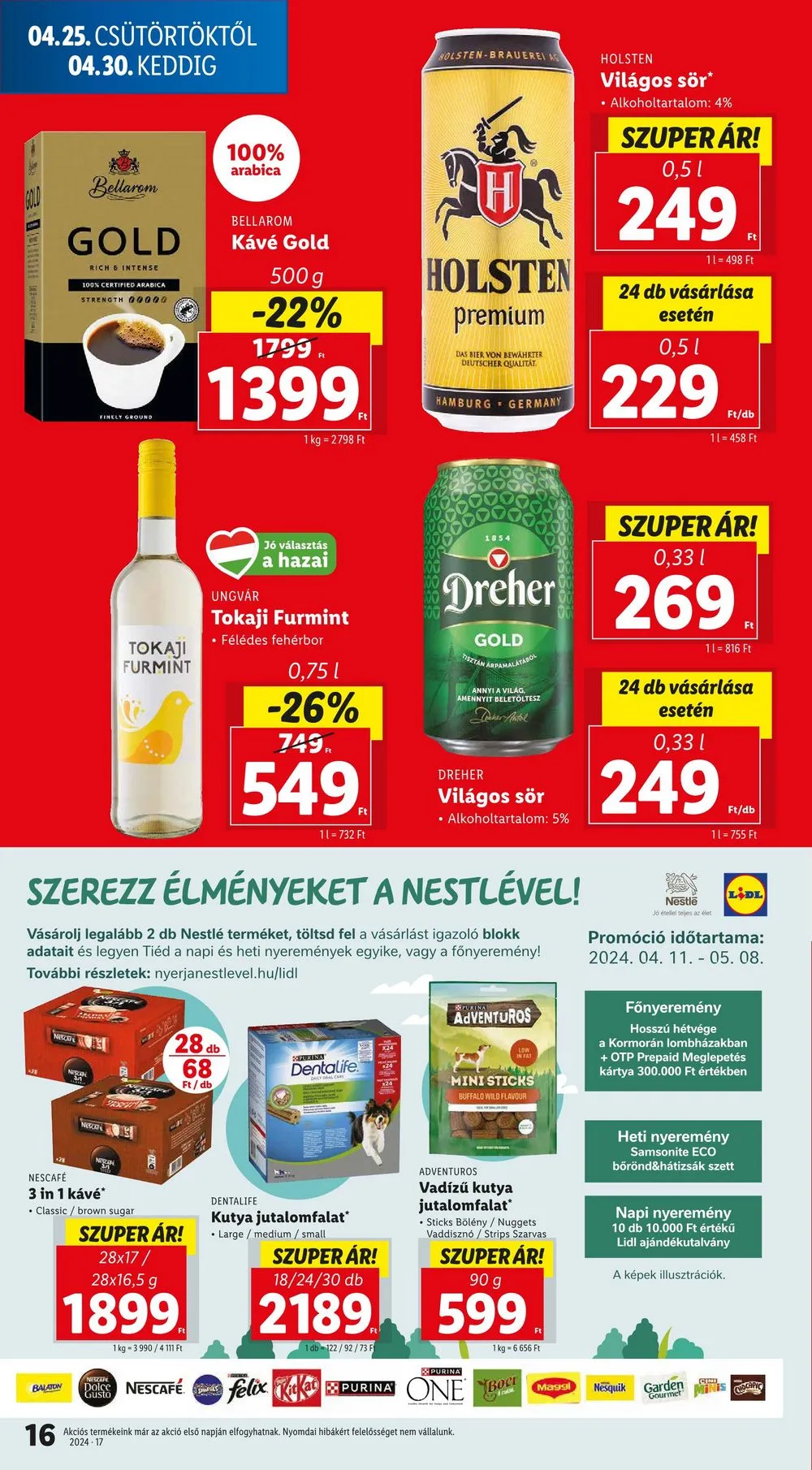 Lidl akciós újság 04.25–04.30 – 16. oldal