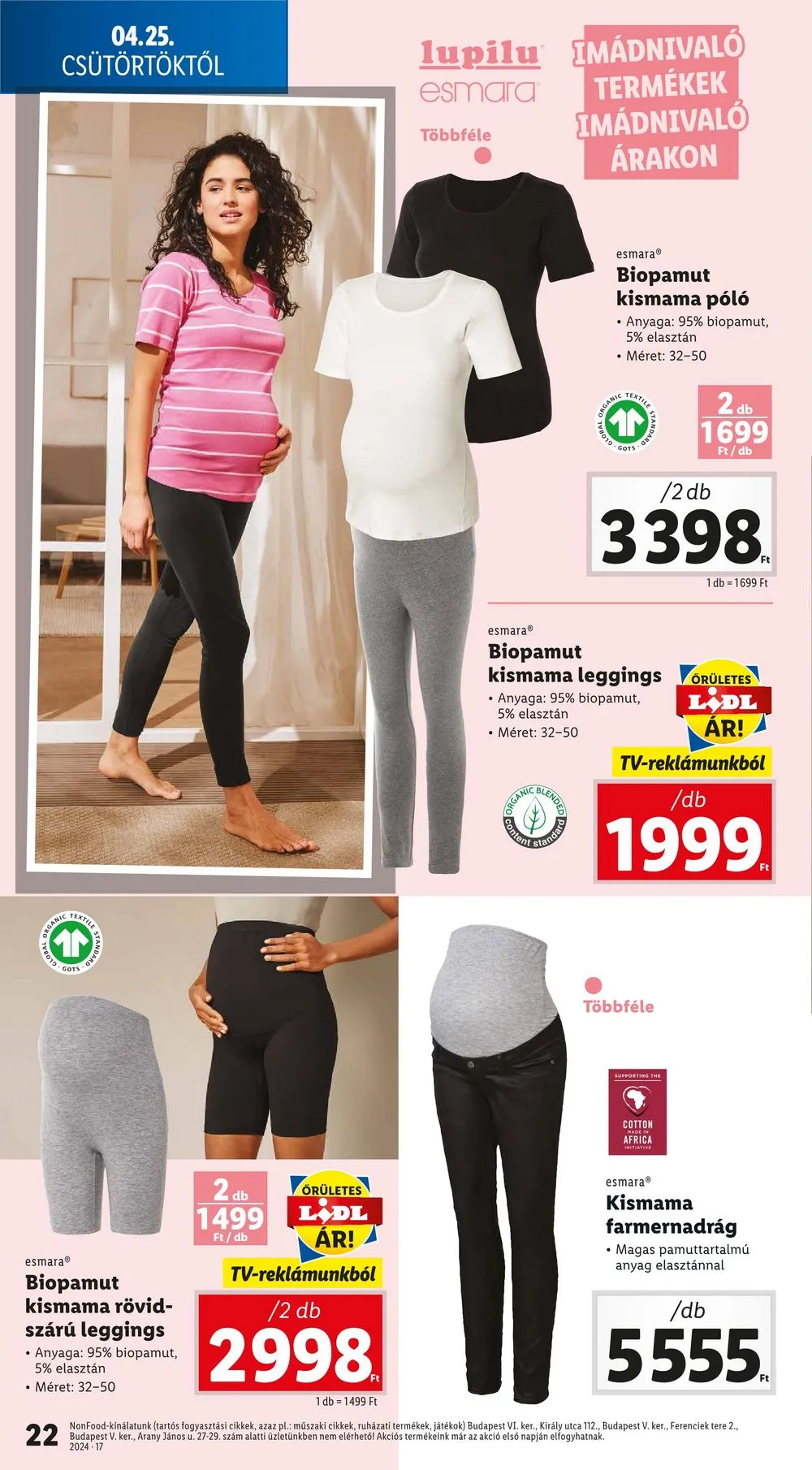 Lidl akciós újság 04.25–04.30 – 22. oldal