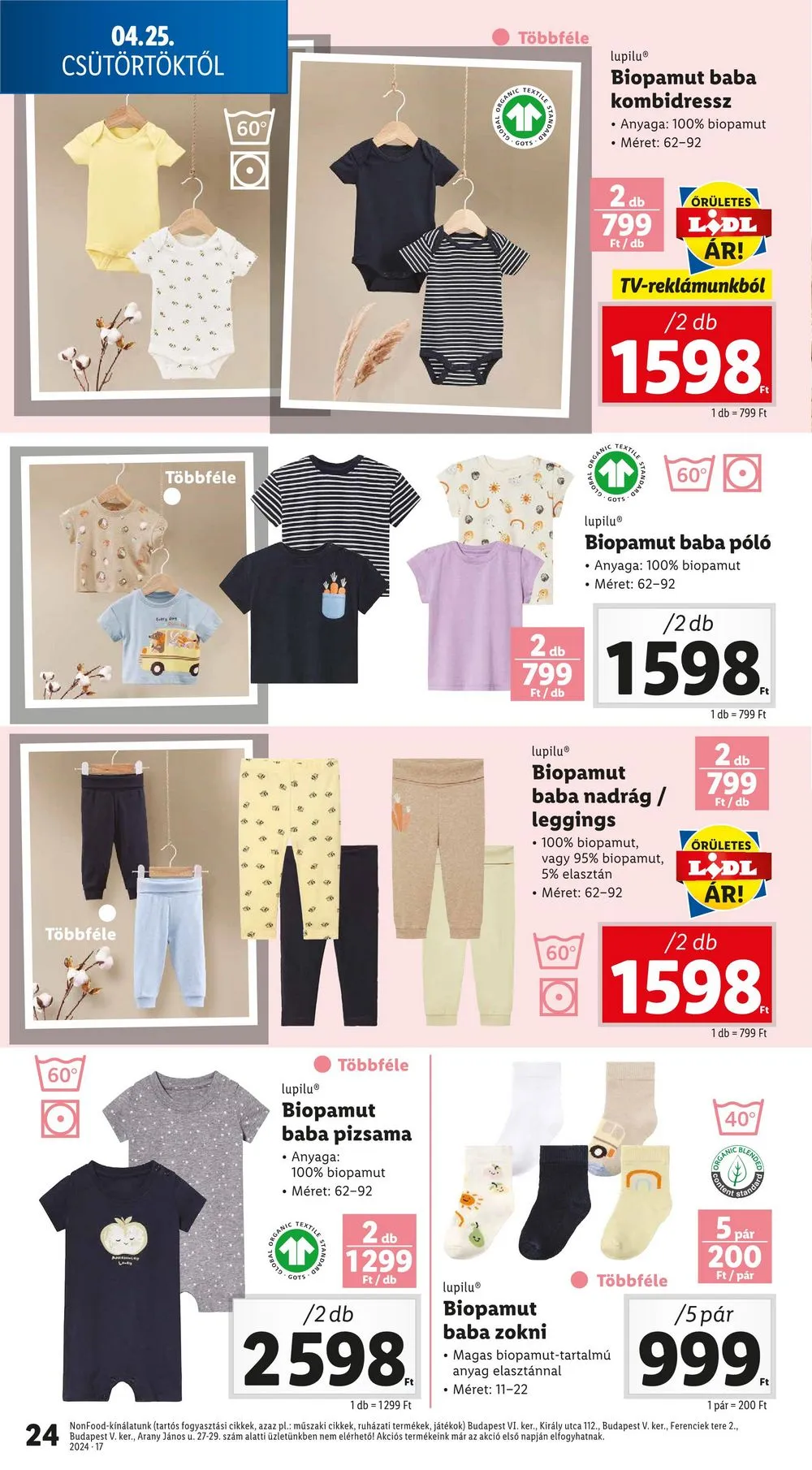 Lidl akciós újság 04.25–04.30 – 24. oldal