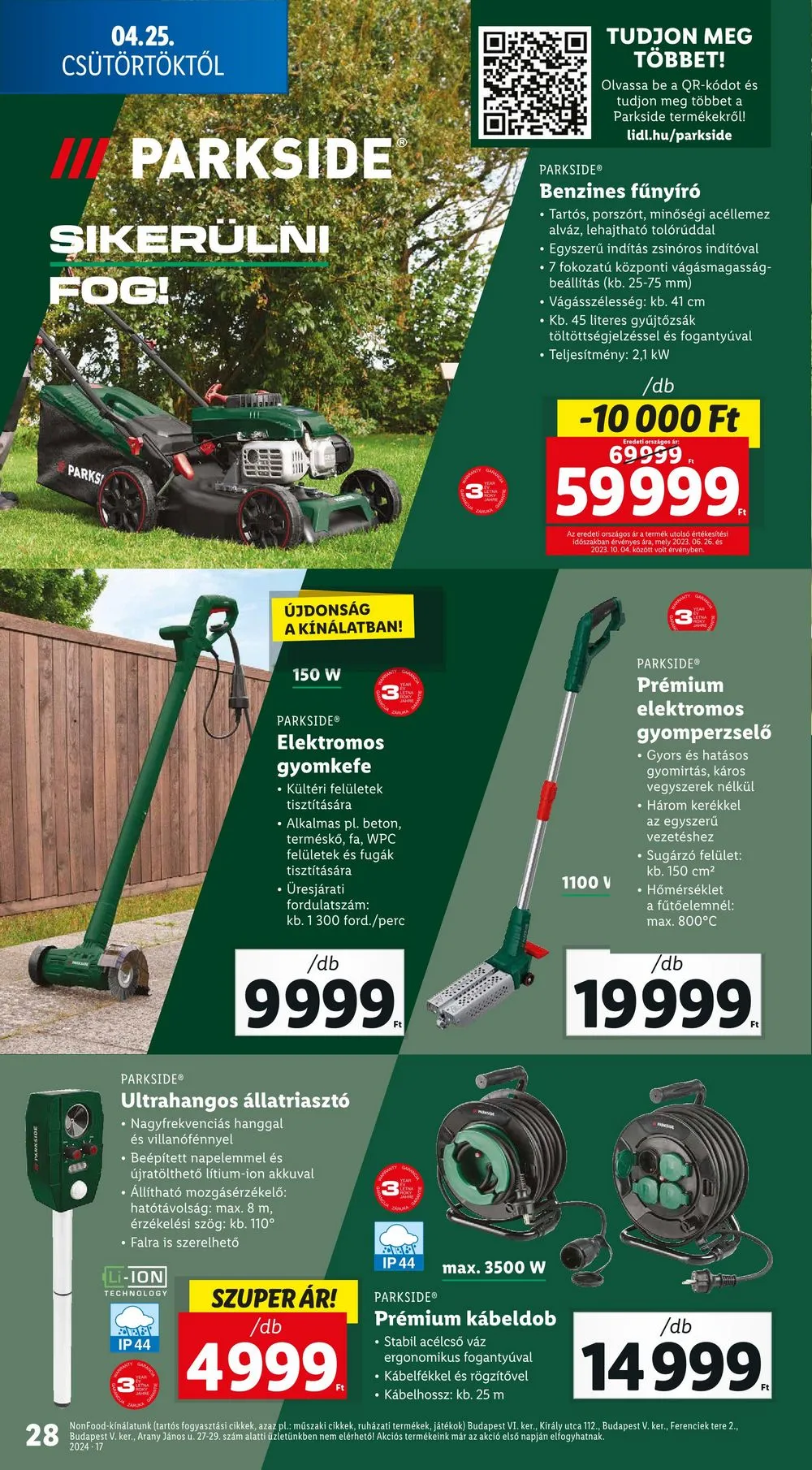 Lidl akciós újság 04.25–04.30 – 28. oldal