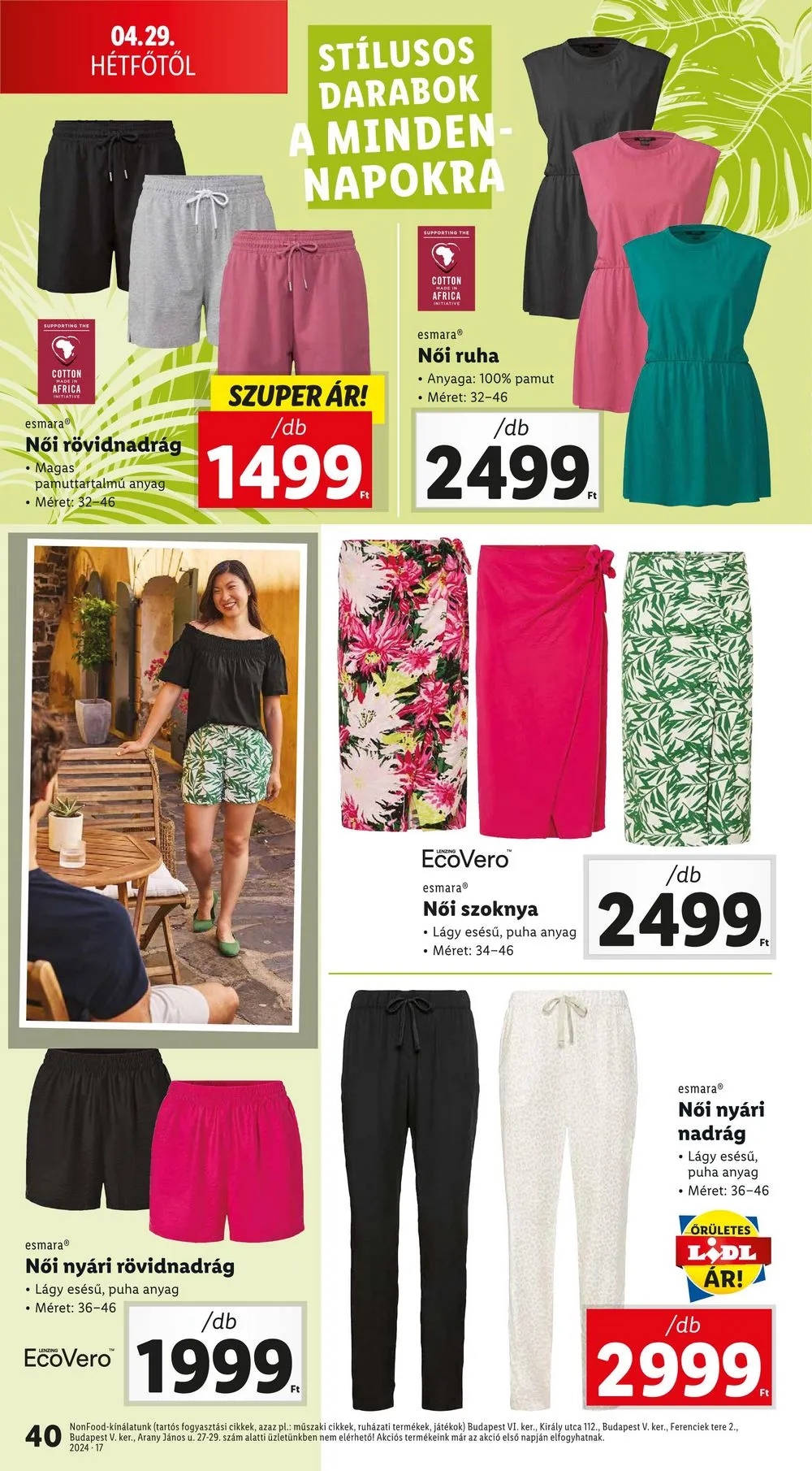 Lidl akciós újság 04.25–04.30 – 40. oldal