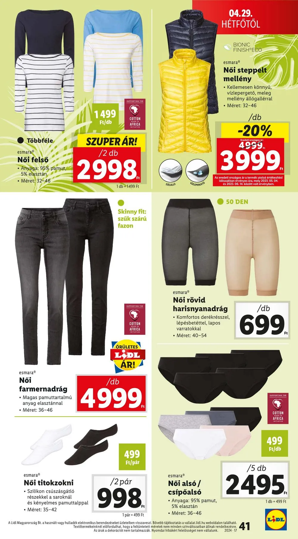 Lidl akciós újság 04.25–04.30 – 41. oldal