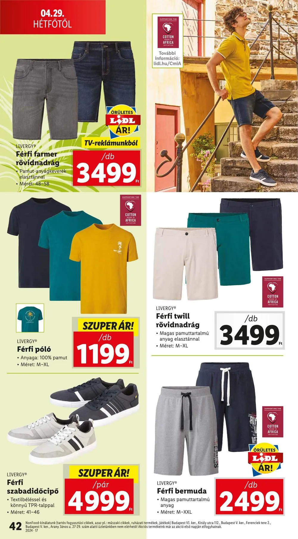 Lidl akciós újság 04.25–04.30 – 42. oldal