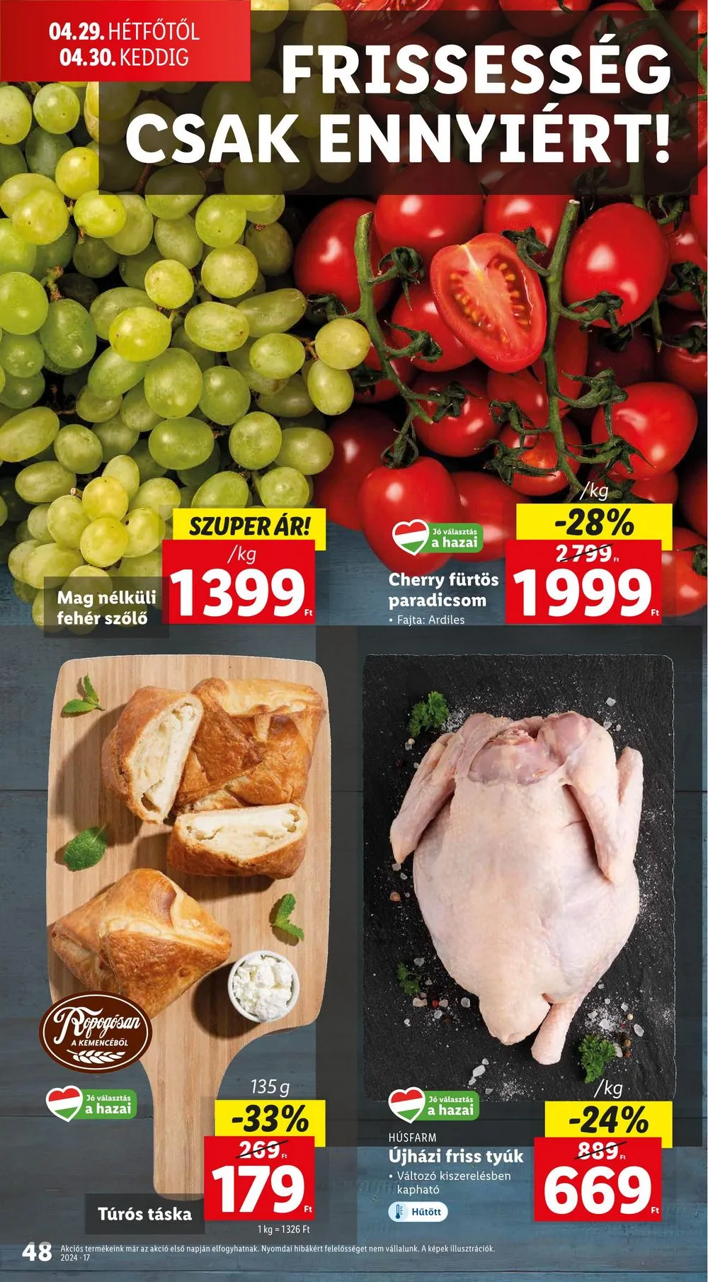 Lidl akciós újság 04.25–04.30 – 48. oldal