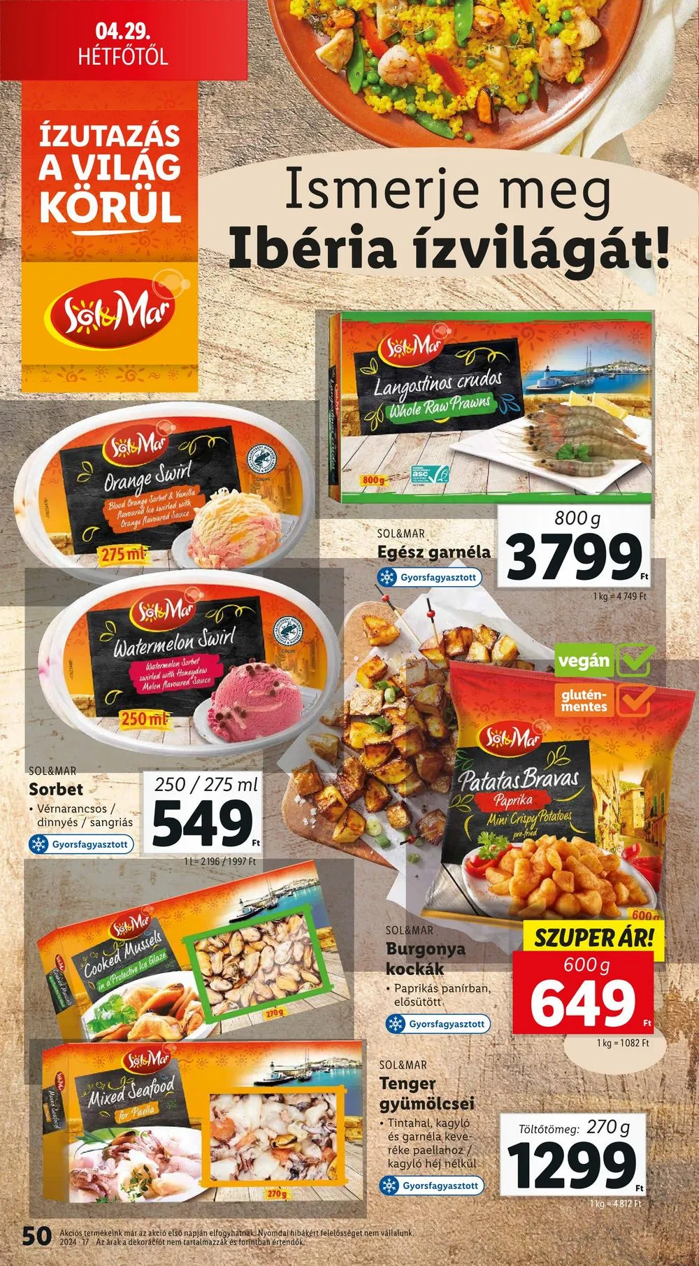 Lidl akciós újság 04.25–04.30 – 50. oldal