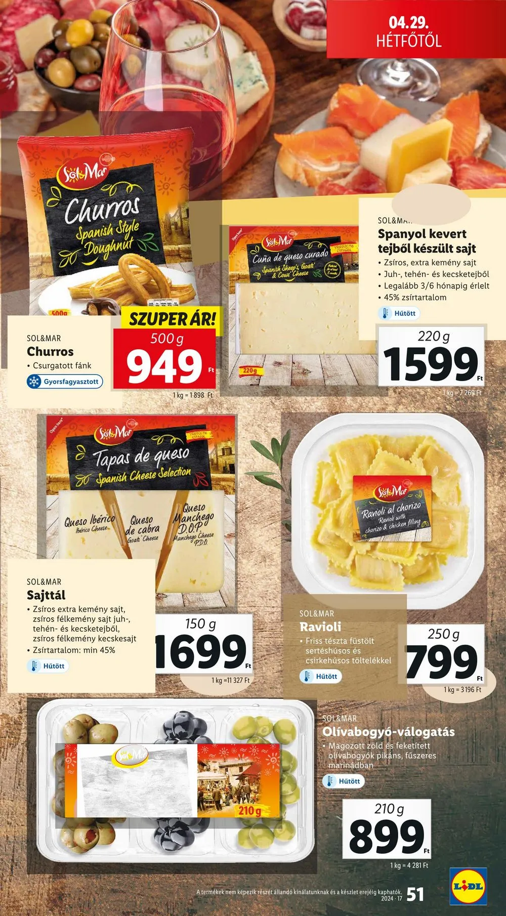 Lidl akciós újság 04.25–04.30 – 51. oldal