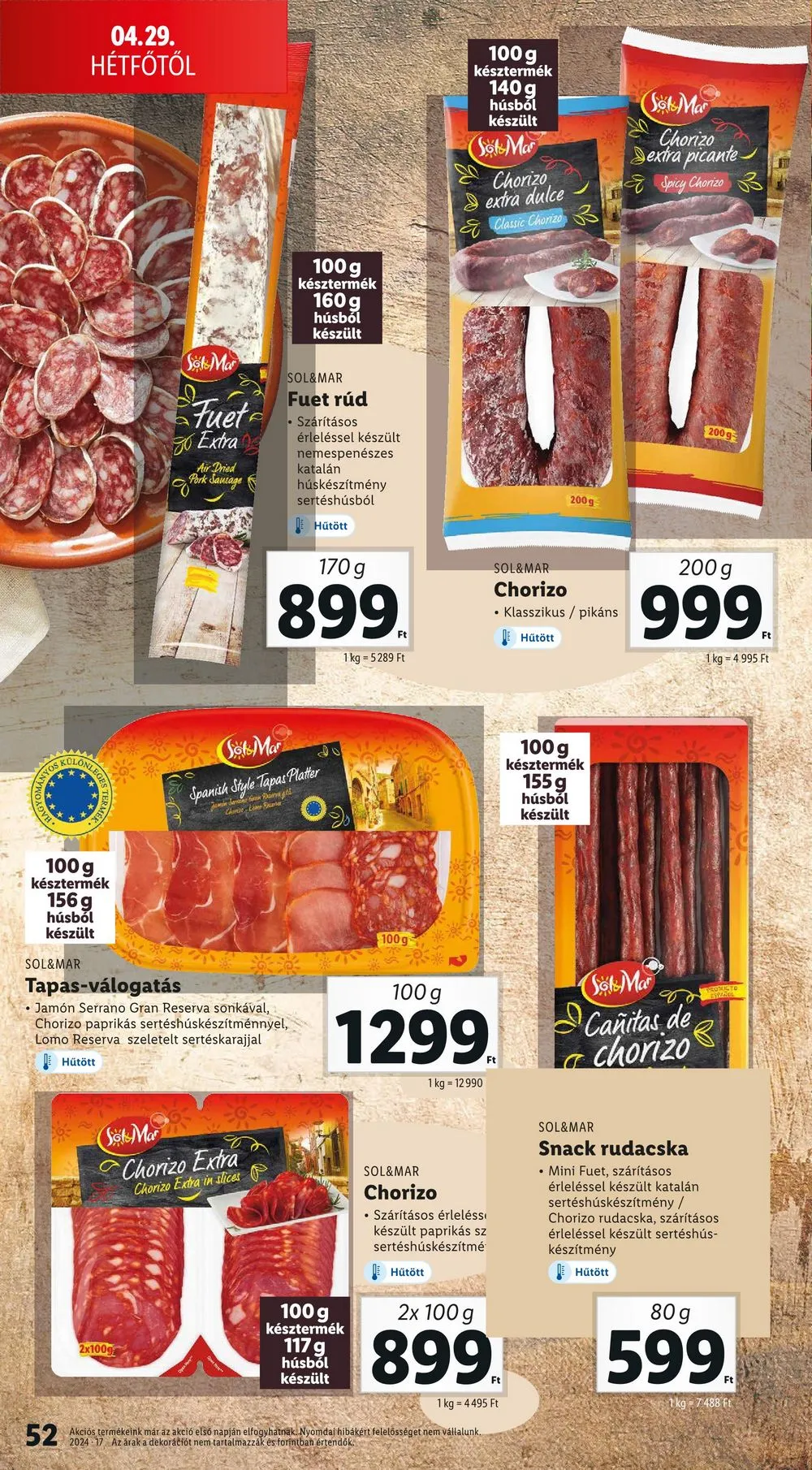 Lidl akciós újság 04.25–04.30 – 52. oldal