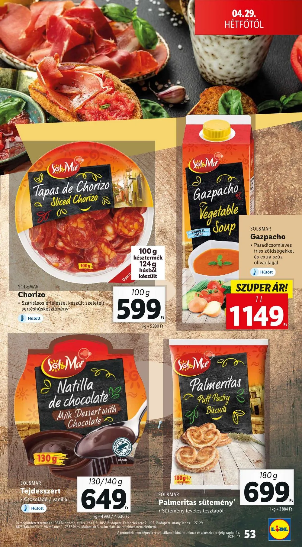 Lidl akciós újság 04.25–04.30 – 53. oldal
