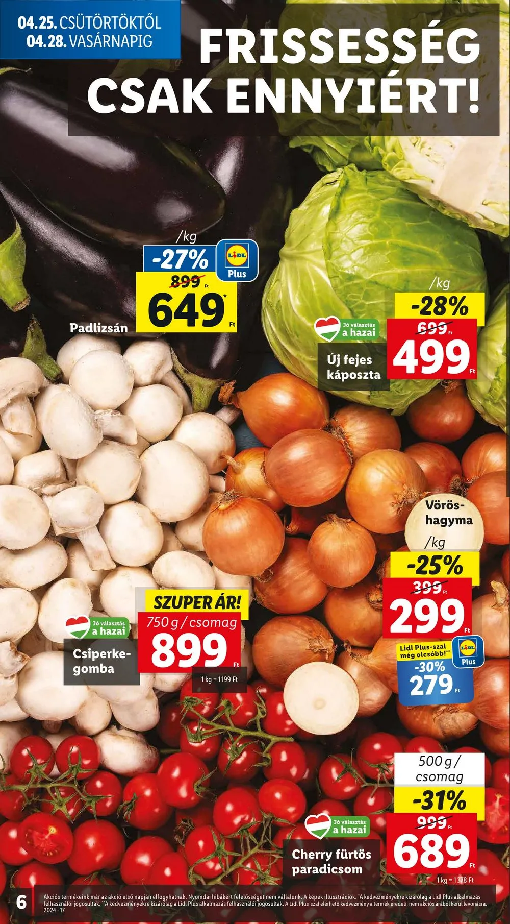 Lidl akciós újság 04.25–04.30 – 6. oldal