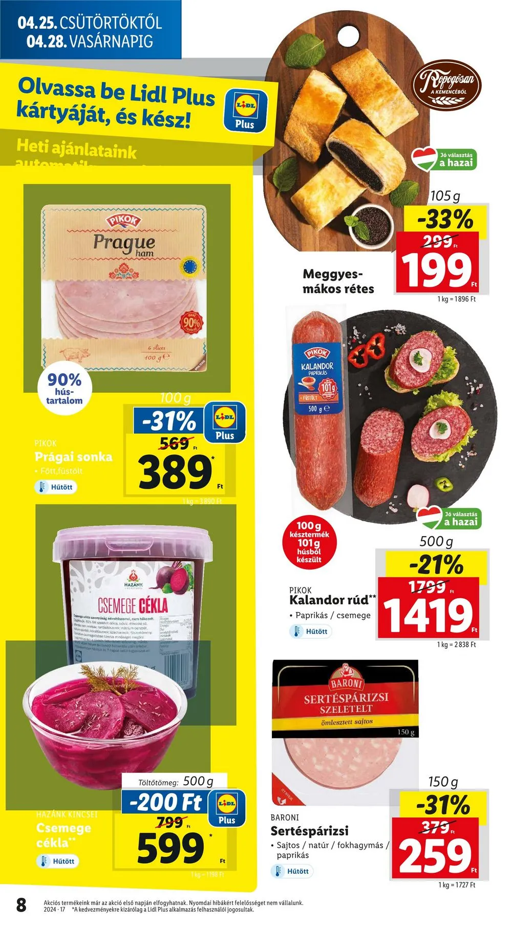 Lidl akciós újság 04.25–04.30 – 8. oldal