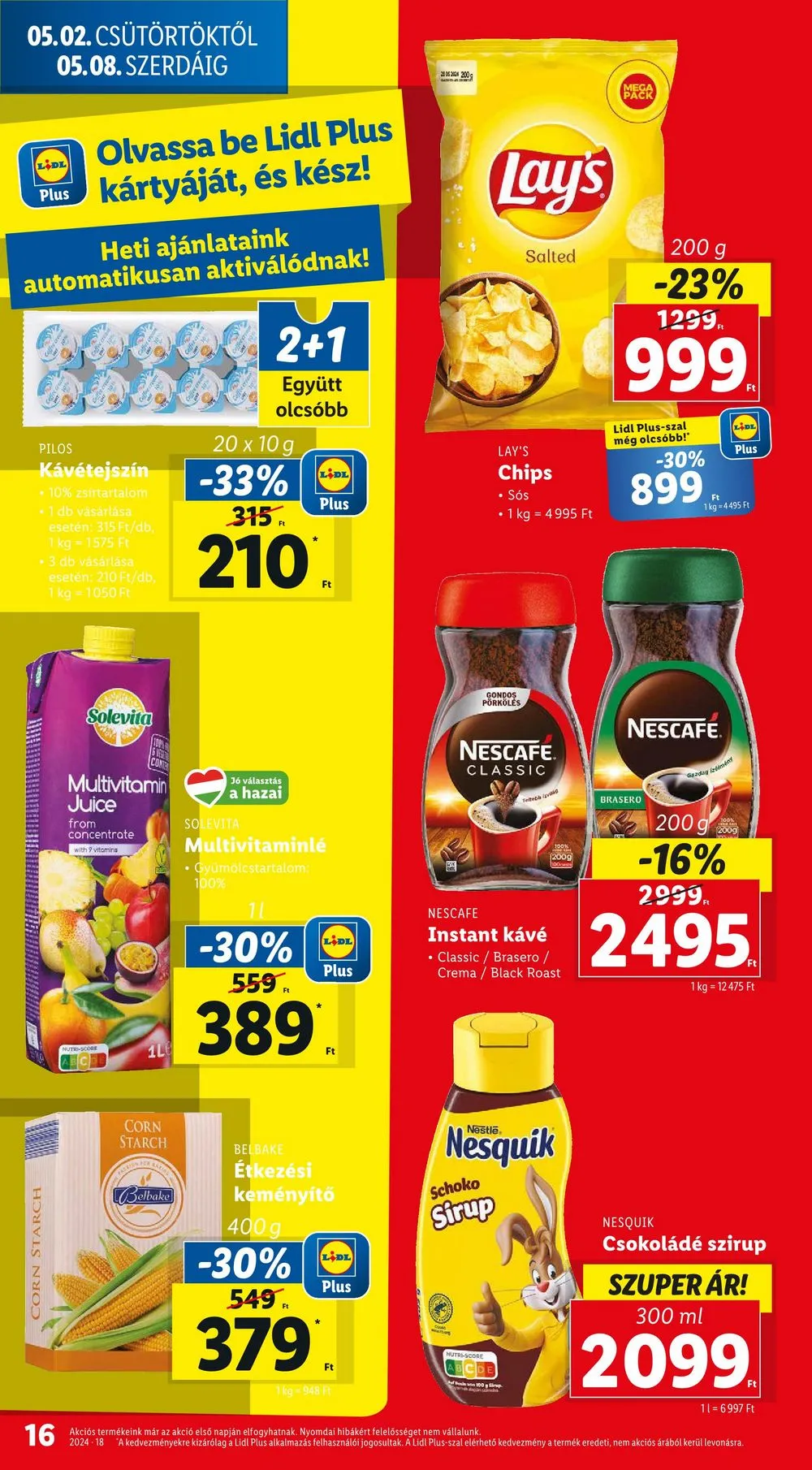 Lidl akciós újság 05.02–05.08 – 16. oldal