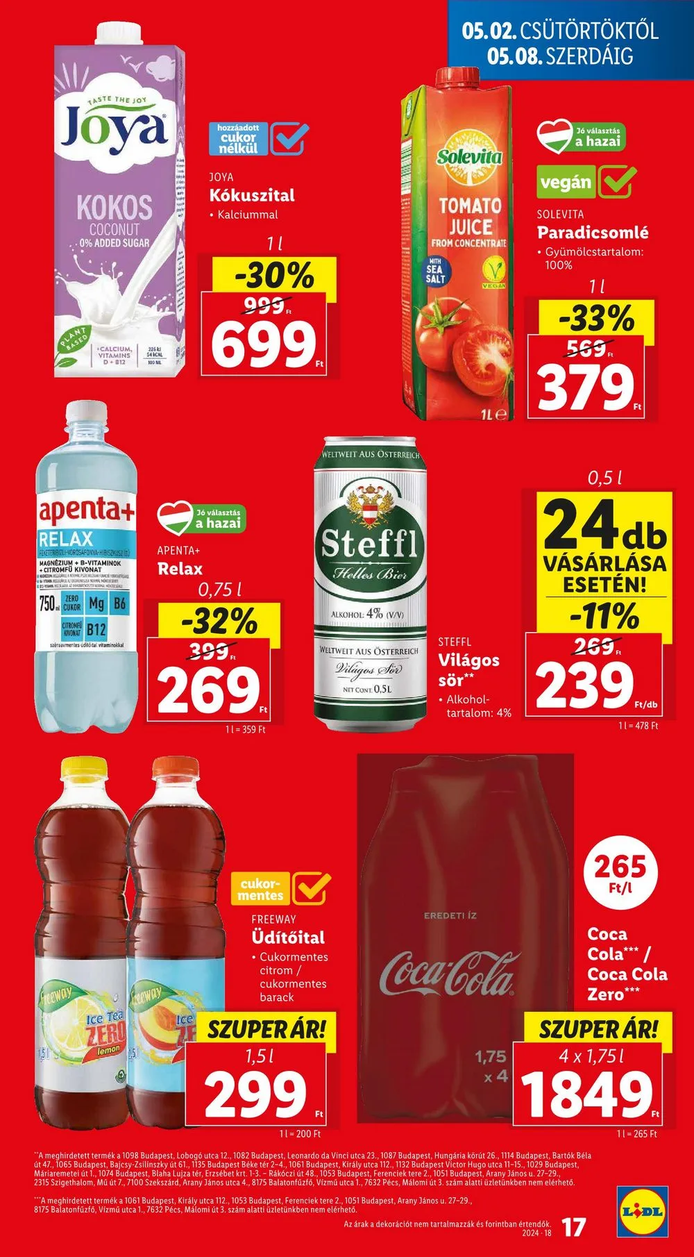 Lidl akciós újság 05.02–05.08 – 17. oldal