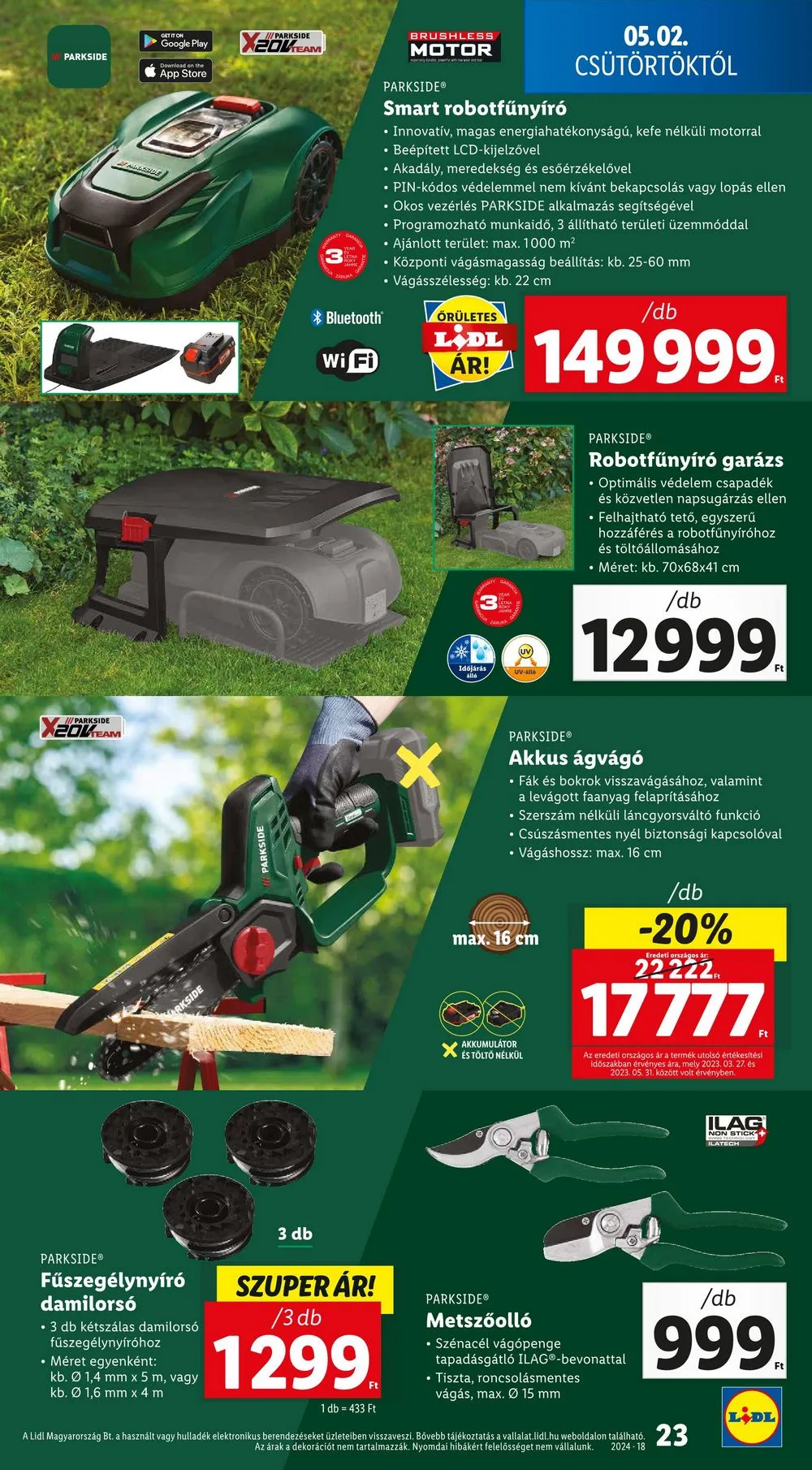 Lidl akciós újság 05.02–05.08 – 23. oldal