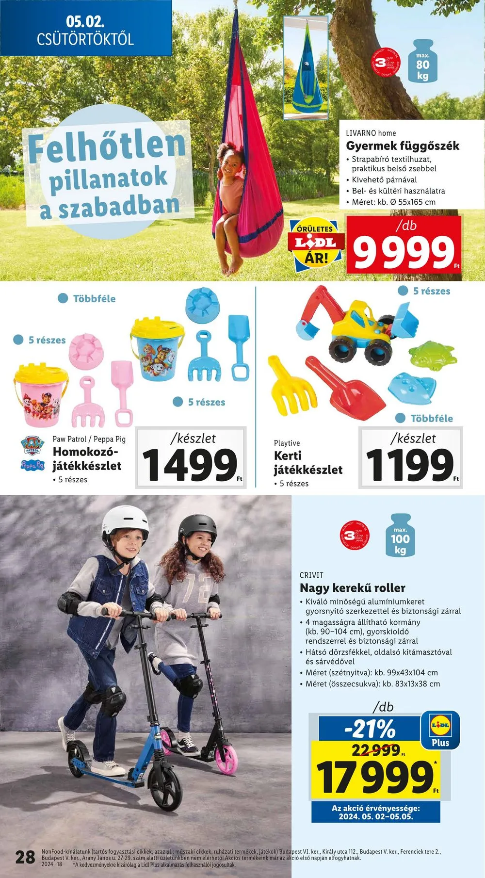 Lidl akciós újság 05.02–05.08 – 28. oldal