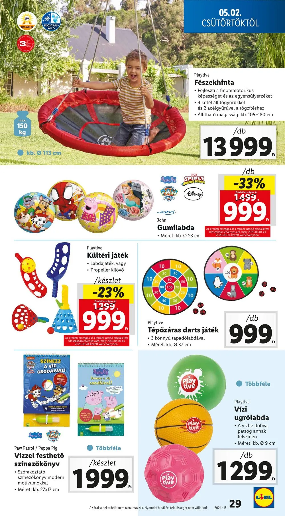Lidl akciós újság 05.02–05.08 – 29. oldal