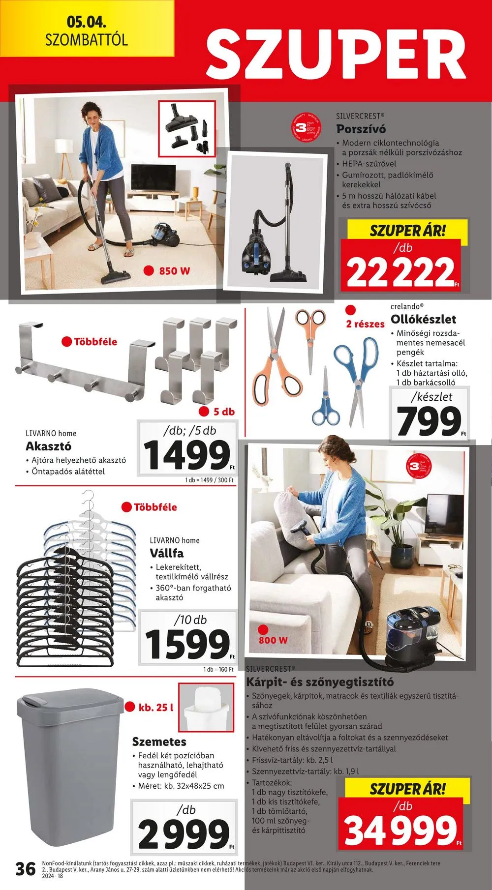 Lidl akciós újság 05.02–05.08 – 36. oldal