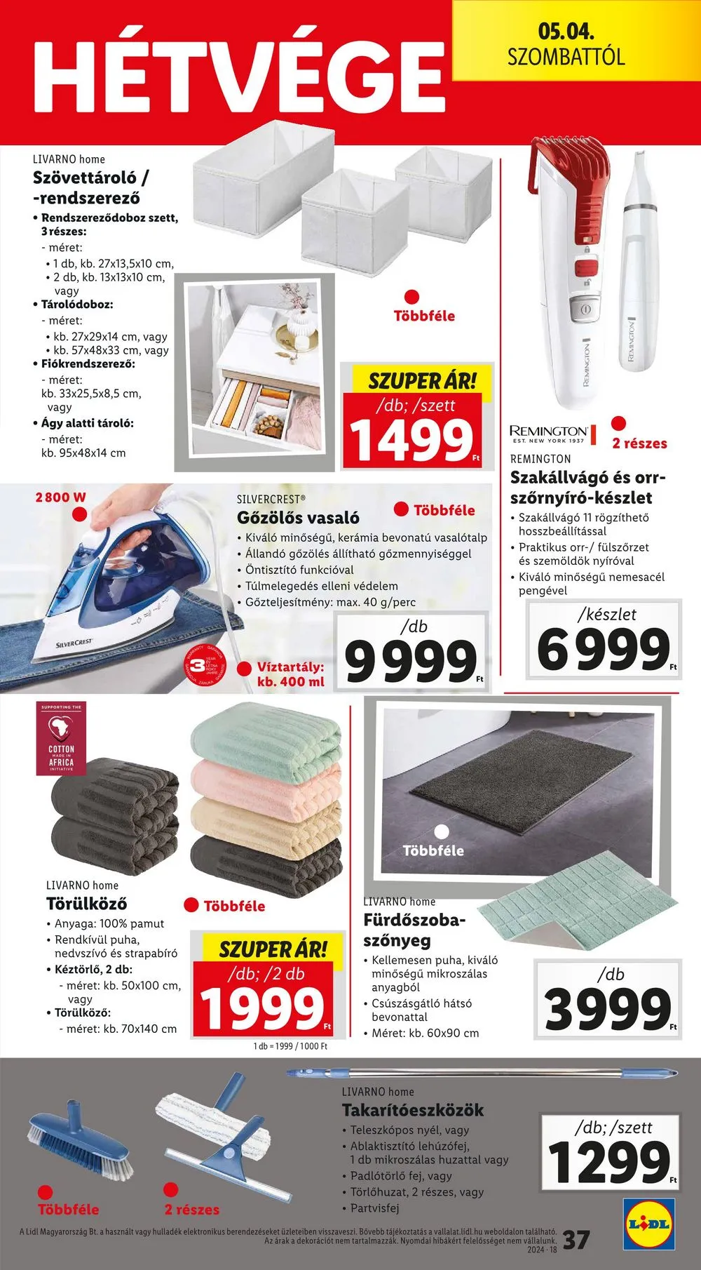 Lidl akciós újság 05.02–05.08 – 37. oldal
