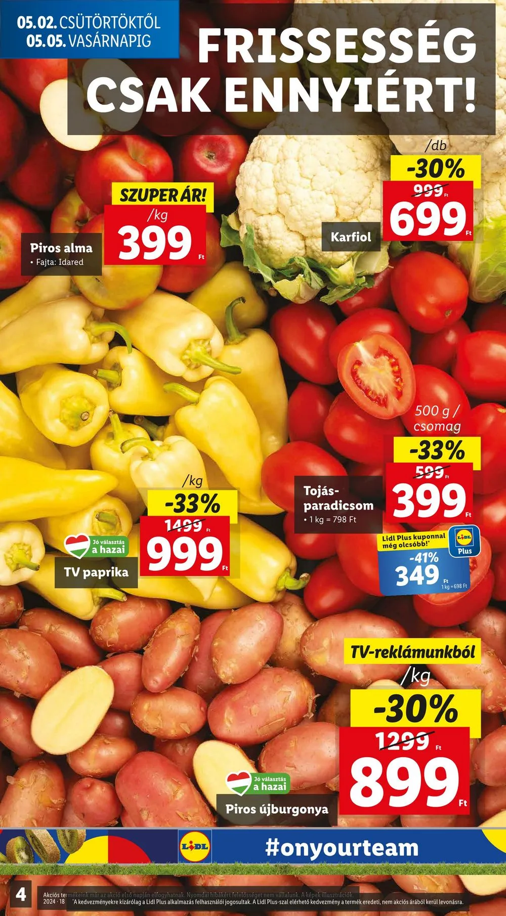 Lidl akciós újság 05.02–05.08 – 4. oldal