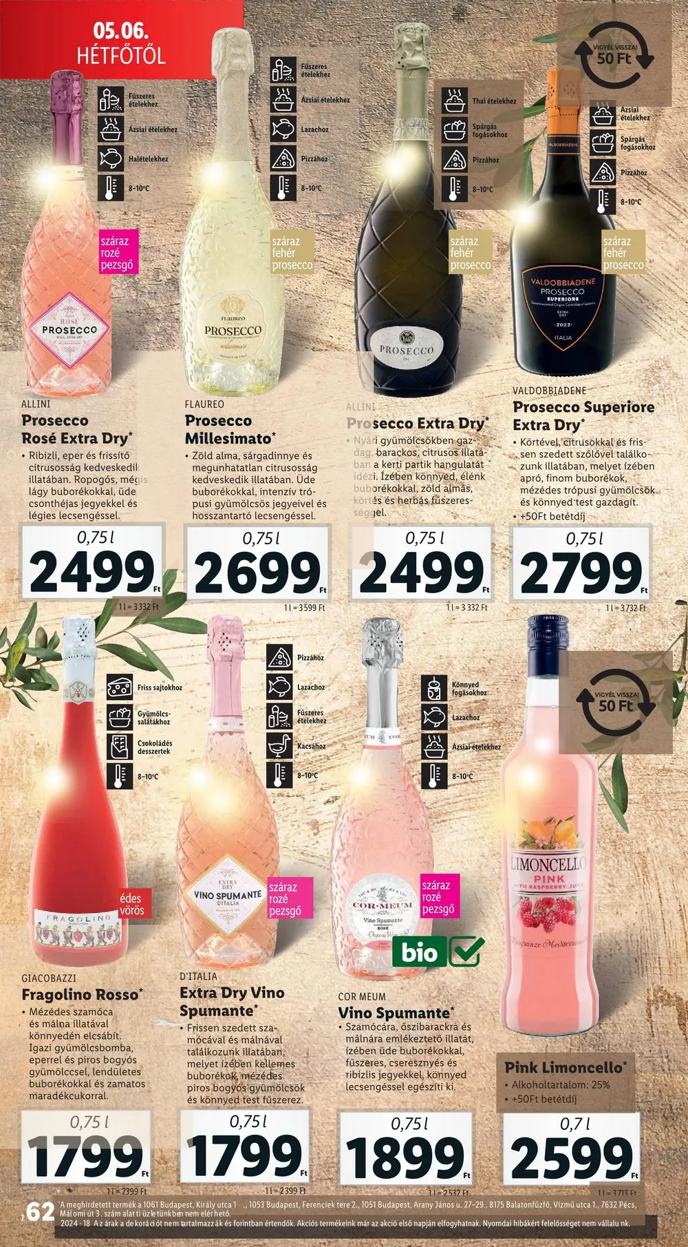 Lidl akciós újság 05.02–05.08 – 62. oldal