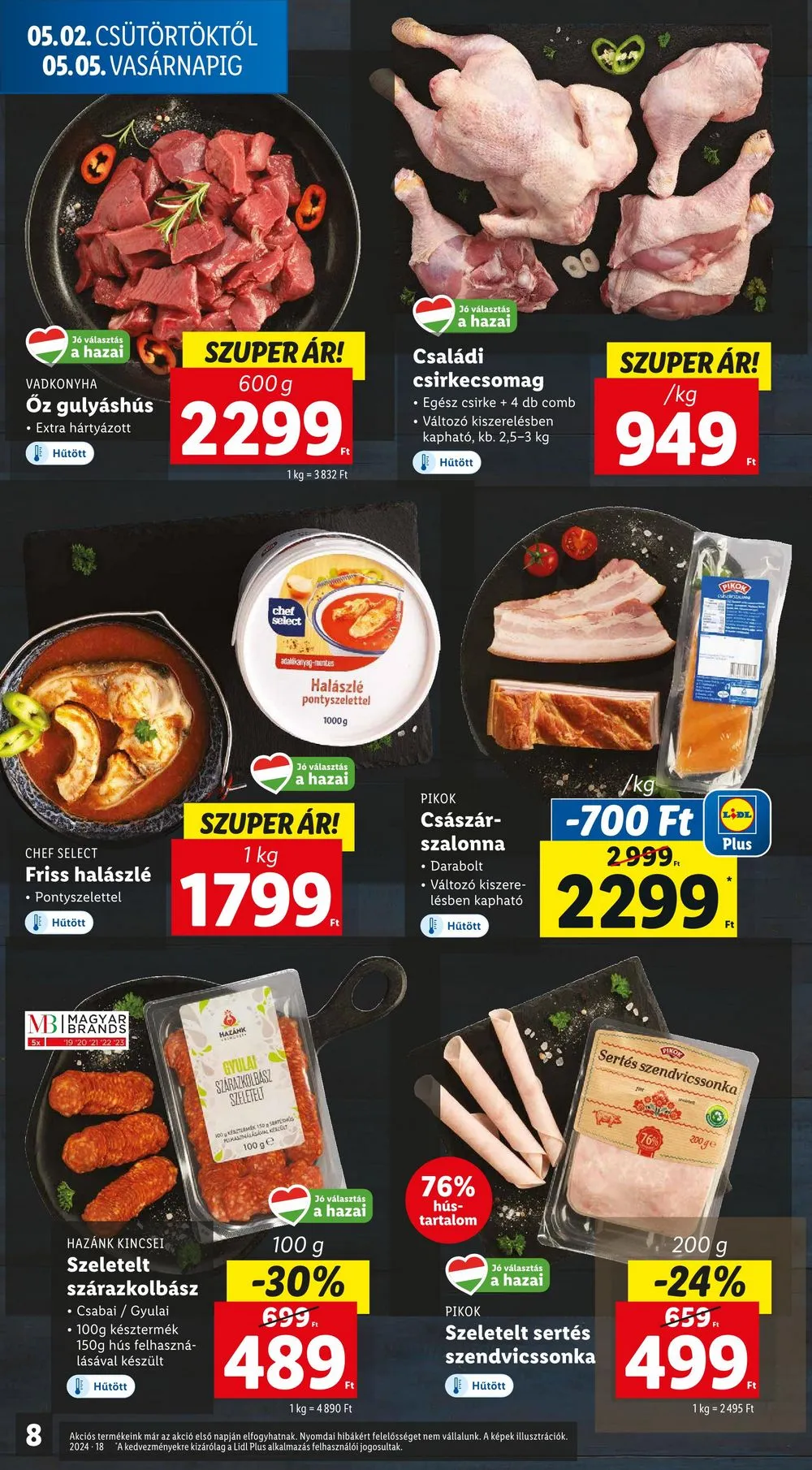 Lidl akciós újság 05.02–05.08 – 8. oldal