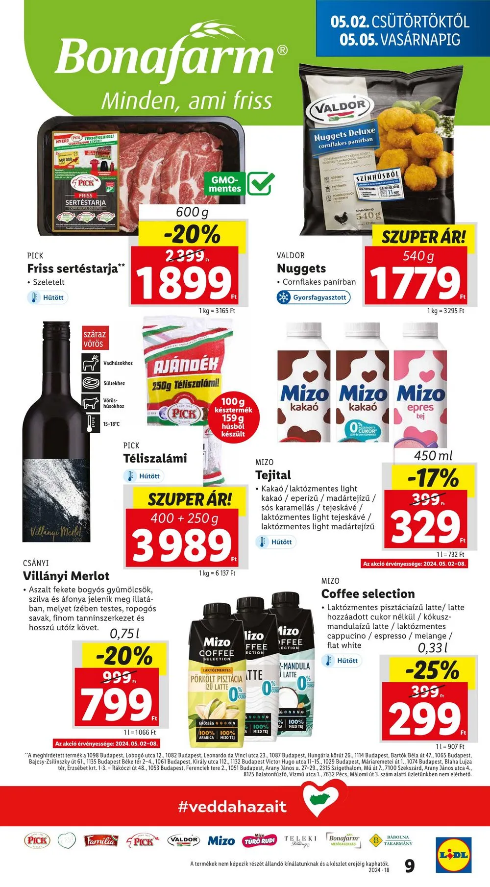 Lidl akciós újság 05.02–05.08 – 9. oldal