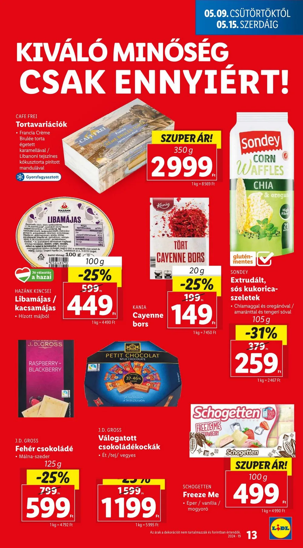 Lidl akciós újság 05.09–05.15 – 13. oldal