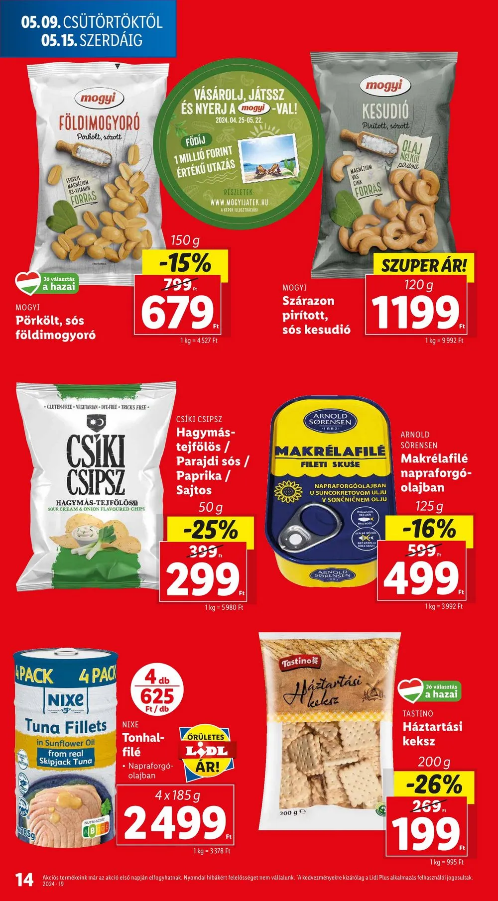 Lidl akciós újság 05.09–05.15 – 14. oldal