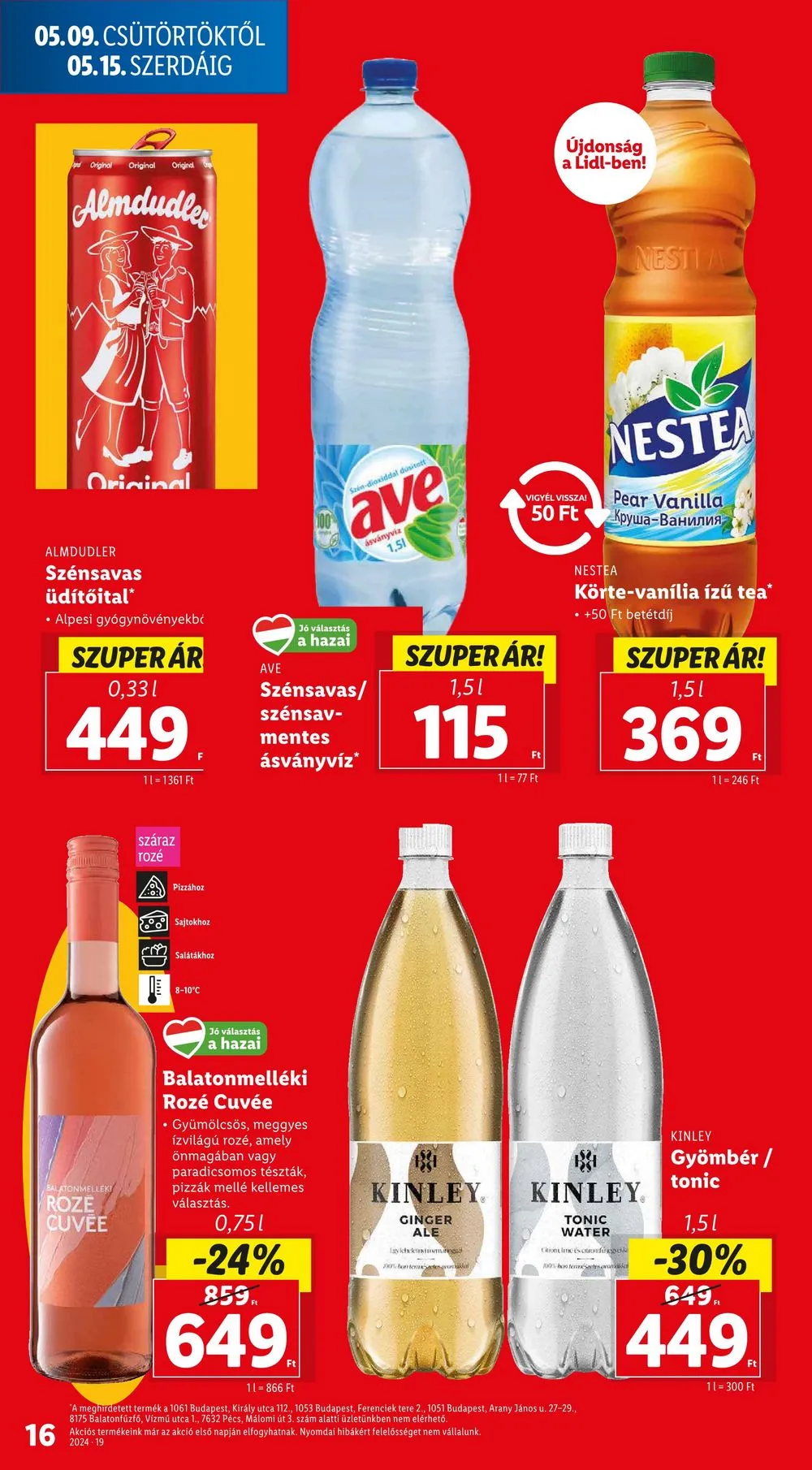 Lidl akciós újság 05.09–05.15 – 16. oldal