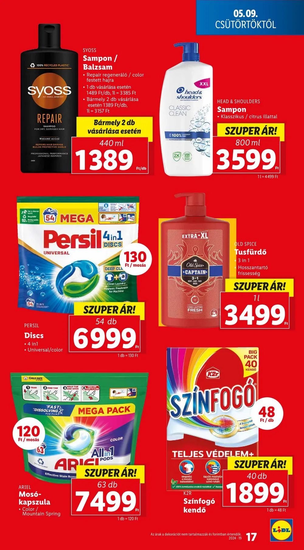 Lidl akciós újság 05.09–05.15 – 17. oldal