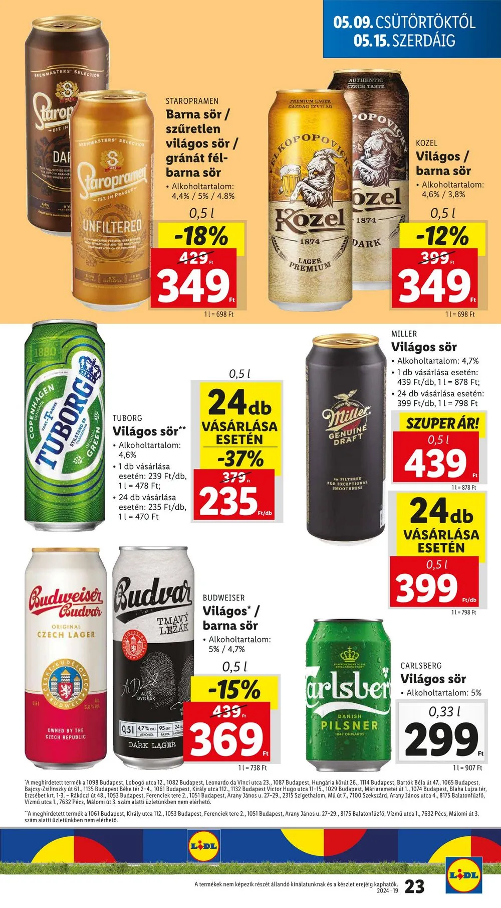Lidl akciós újság 05.09–05.15 – 23. oldal