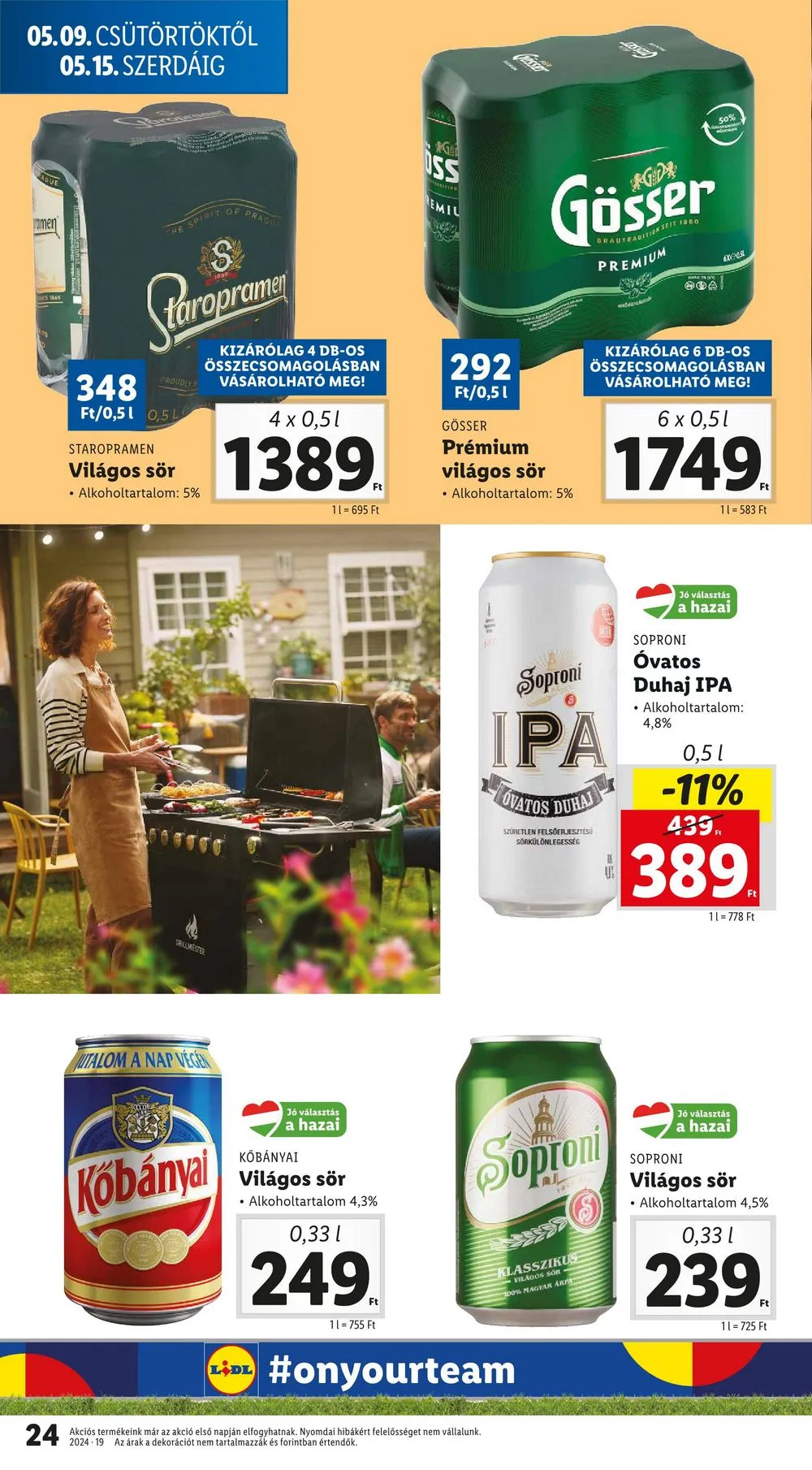 Lidl akciós újság 05.09–05.15 – 24. oldal
