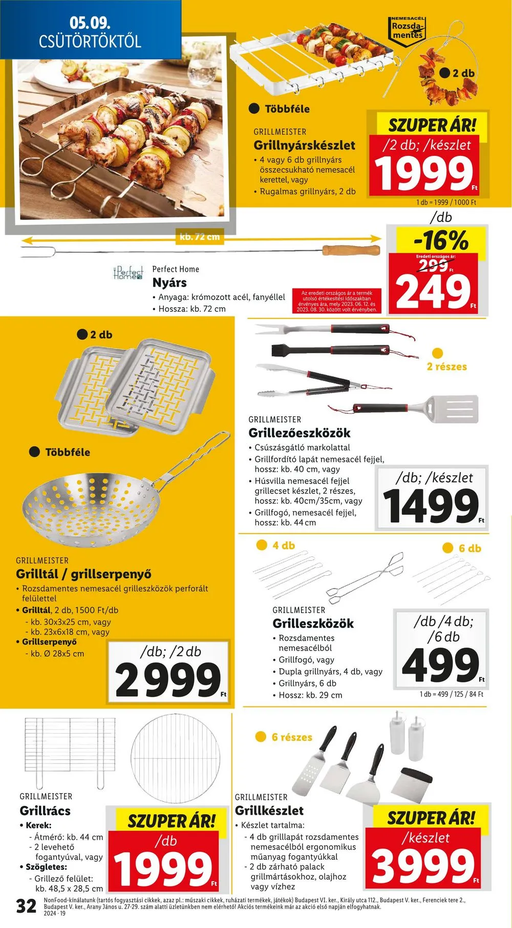 Lidl akciós újság 05.09–05.15 – 32. oldal