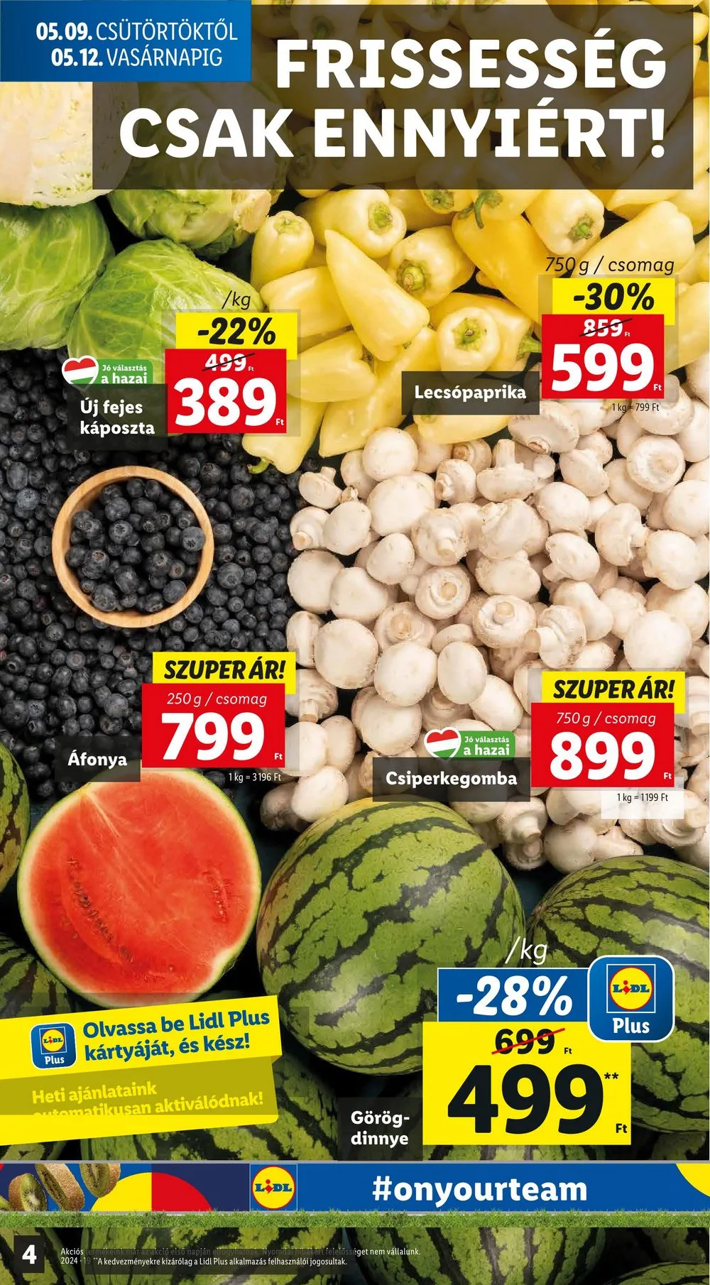 Lidl akciós újság 05.09–05.15 – 4. oldal