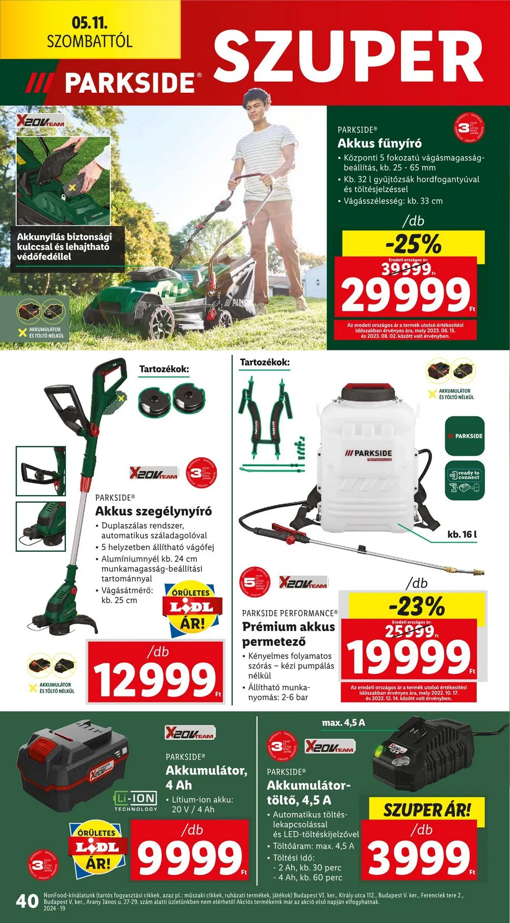 Lidl akciós újság 05.09–05.15 – 40. oldal