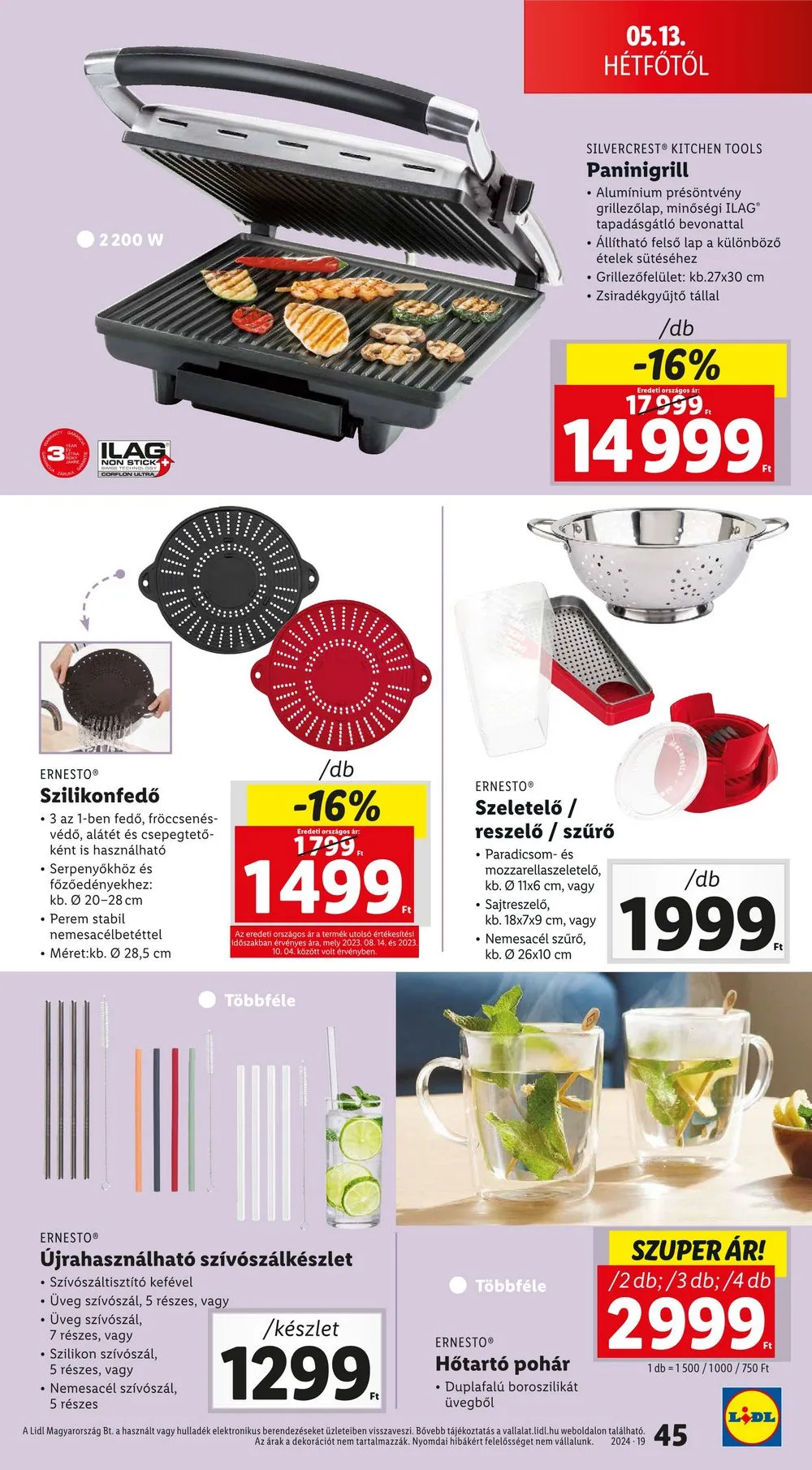 Lidl akciós újság 05.09–05.15 – 45. oldal