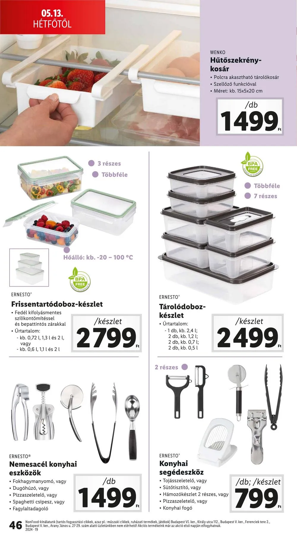 Lidl akciós újság 05.09–05.15 – 46. oldal