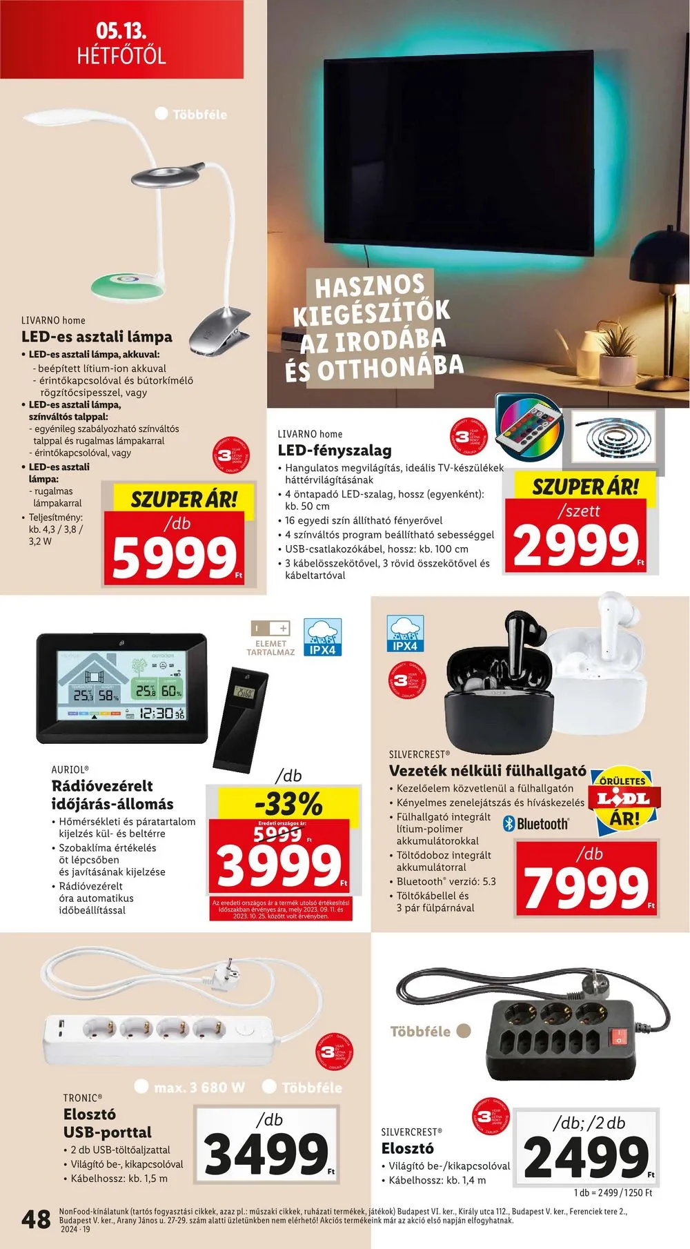 Lidl akciós újság 05.09–05.15 – 48. oldal