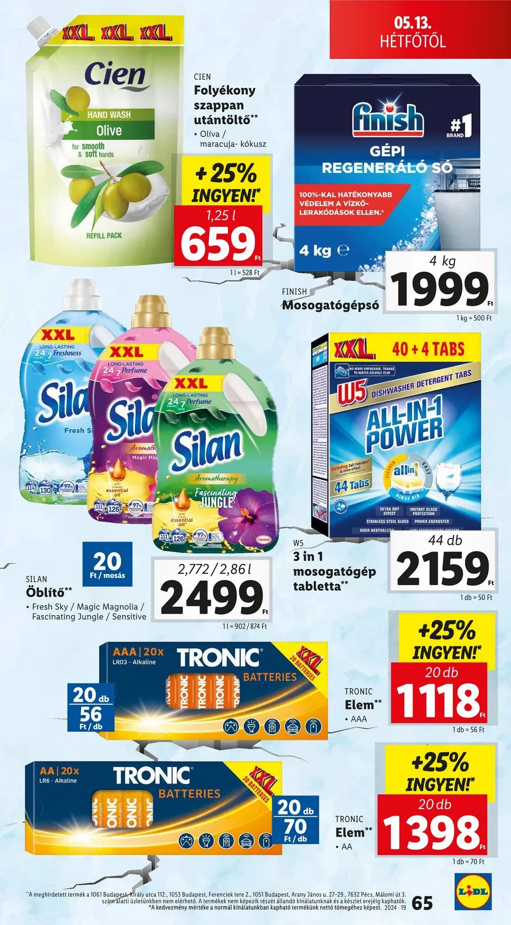 Lidl akciós újság 05.09–05.15 – 65. oldal