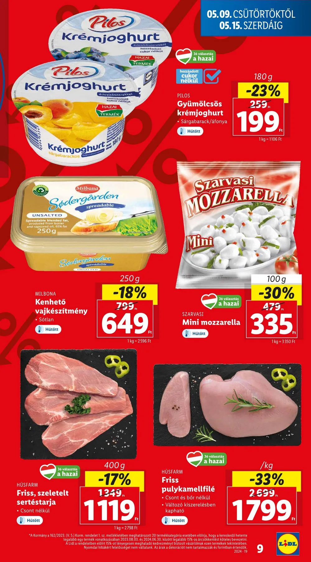 Lidl akciós újság 05.09–05.15 – 9. oldal