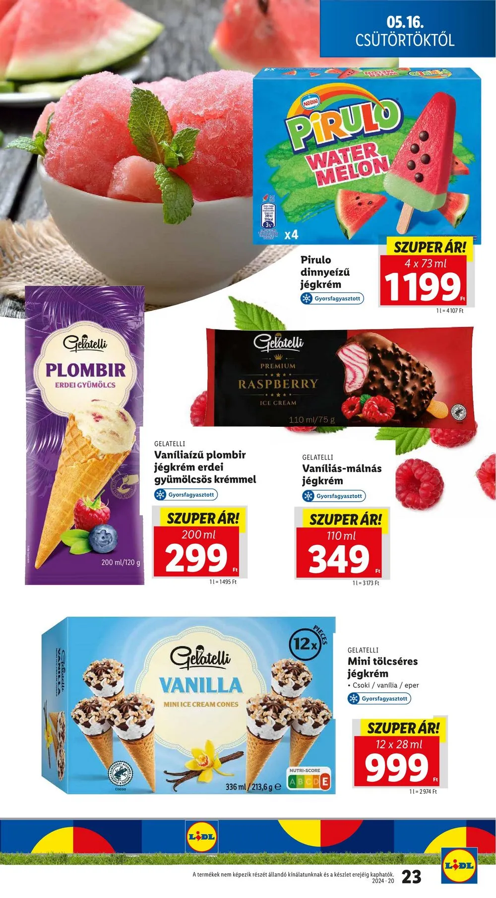 Lidl akciós újság 05.16–05.22 – 23. oldal