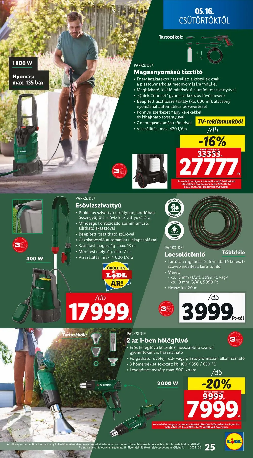 Lidl akciós újság 05.16–05.22 – 25. oldal