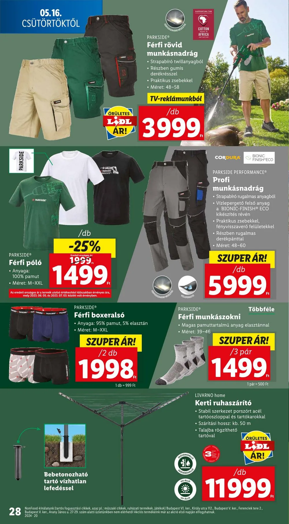 Lidl akciós újság 05.16–05.22 – 28. oldal