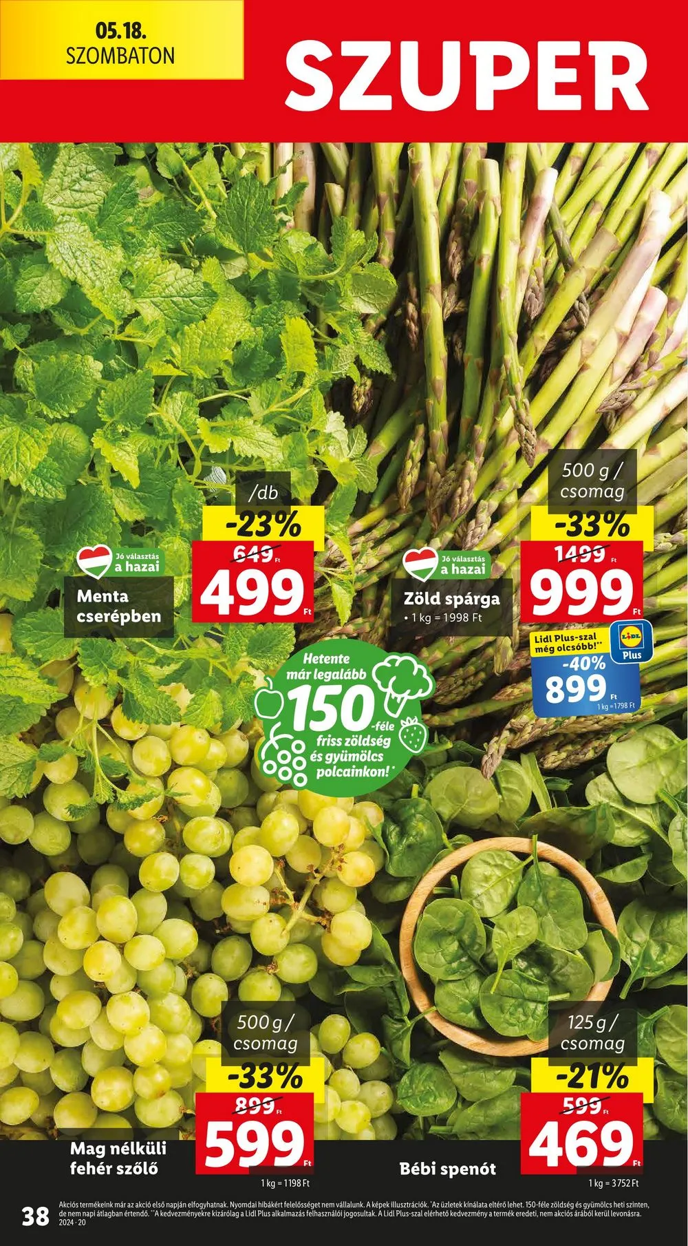Lidl akciós újság 05.16–05.22 – 38. oldal