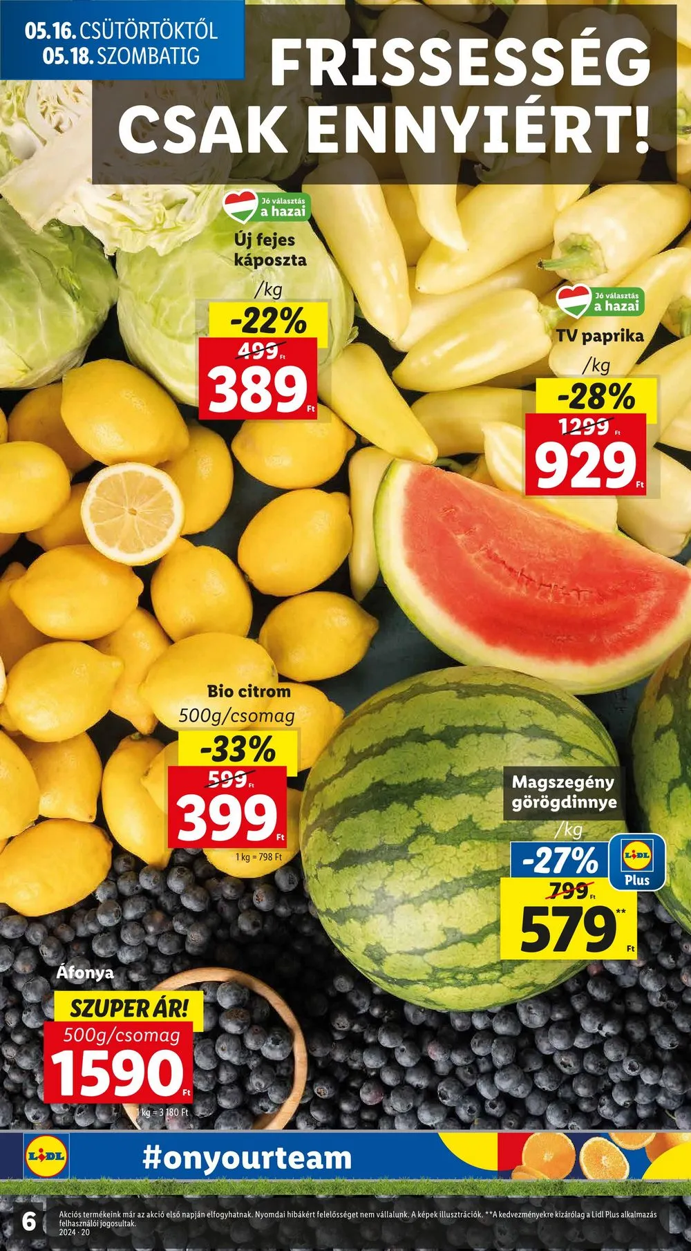 Lidl akciós újság 05.16–05.22 – 6. oldal