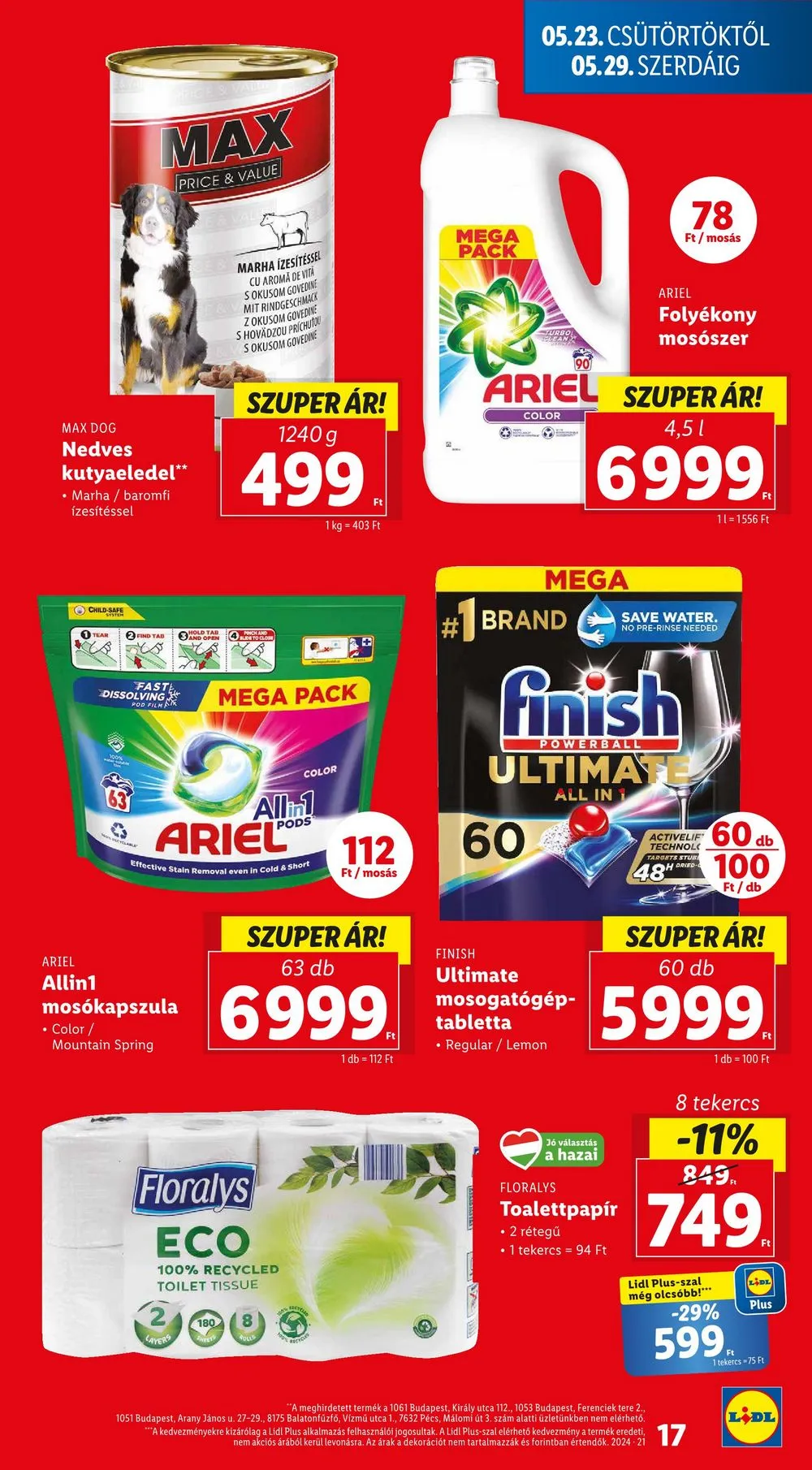 Lidl akciós újság 05.23–05.29 – 17. oldal