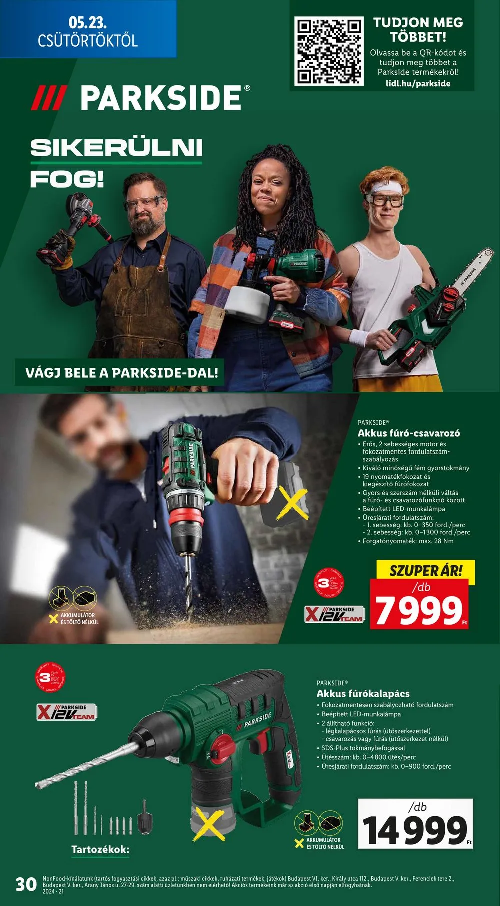 Lidl akciós újság 05.23–05.29 – 30. oldal