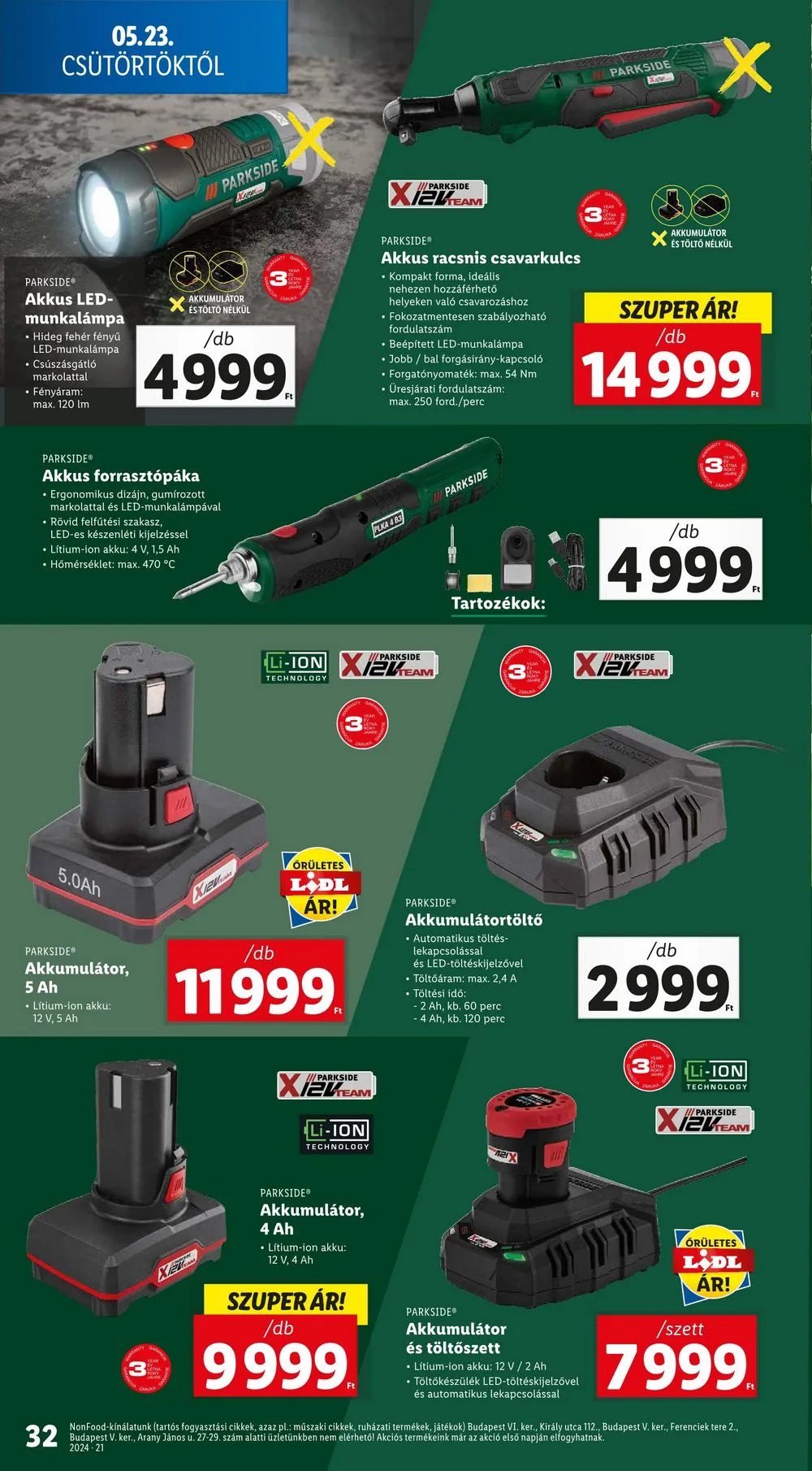 Lidl akciós újság 05.23–05.29 – 32. oldal