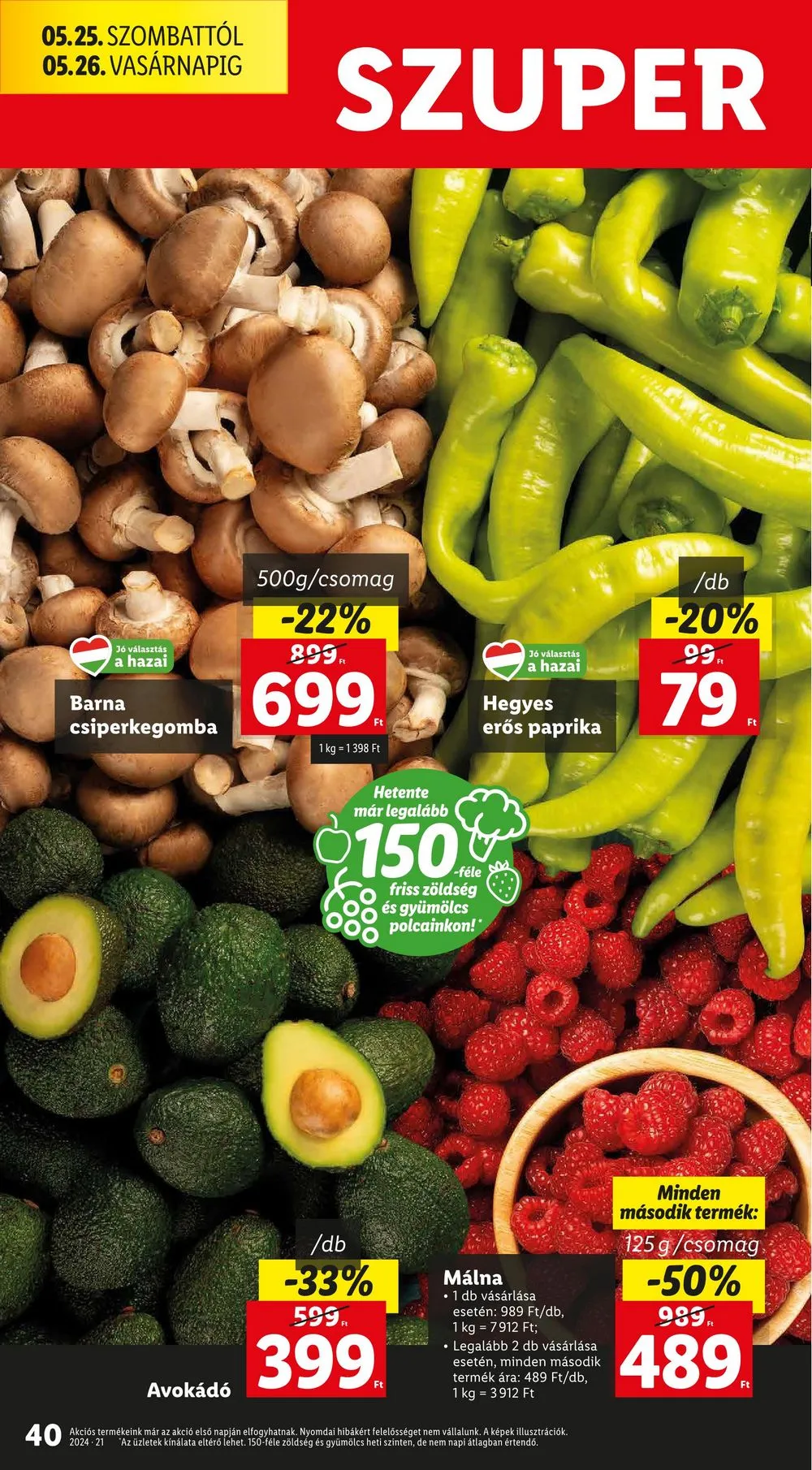 Lidl akciós újság 05.23–05.29 – 40. oldal